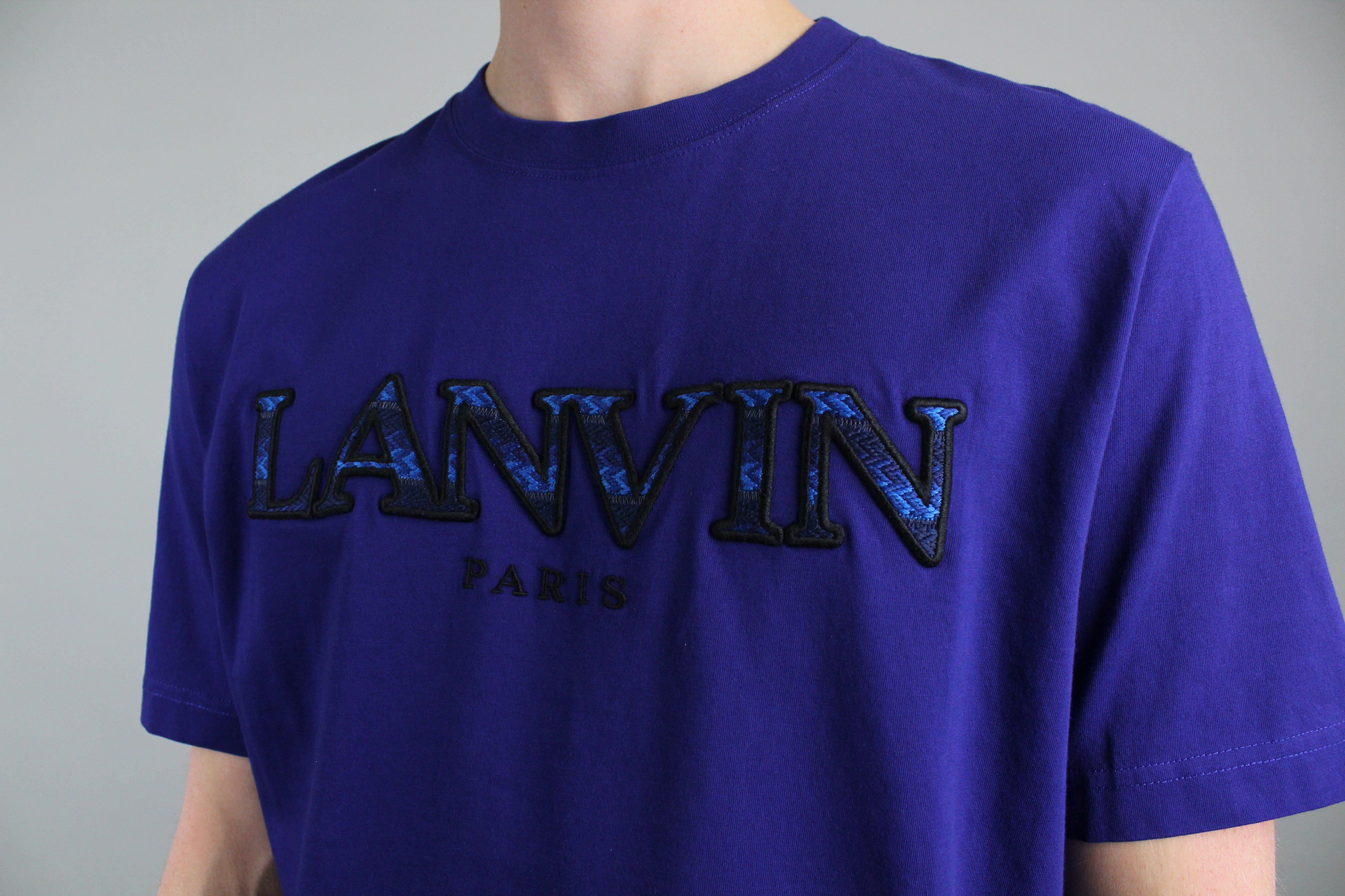Lanvin Curb T-Shirt 'Majorelle Blue'-8398249001290-The Attic