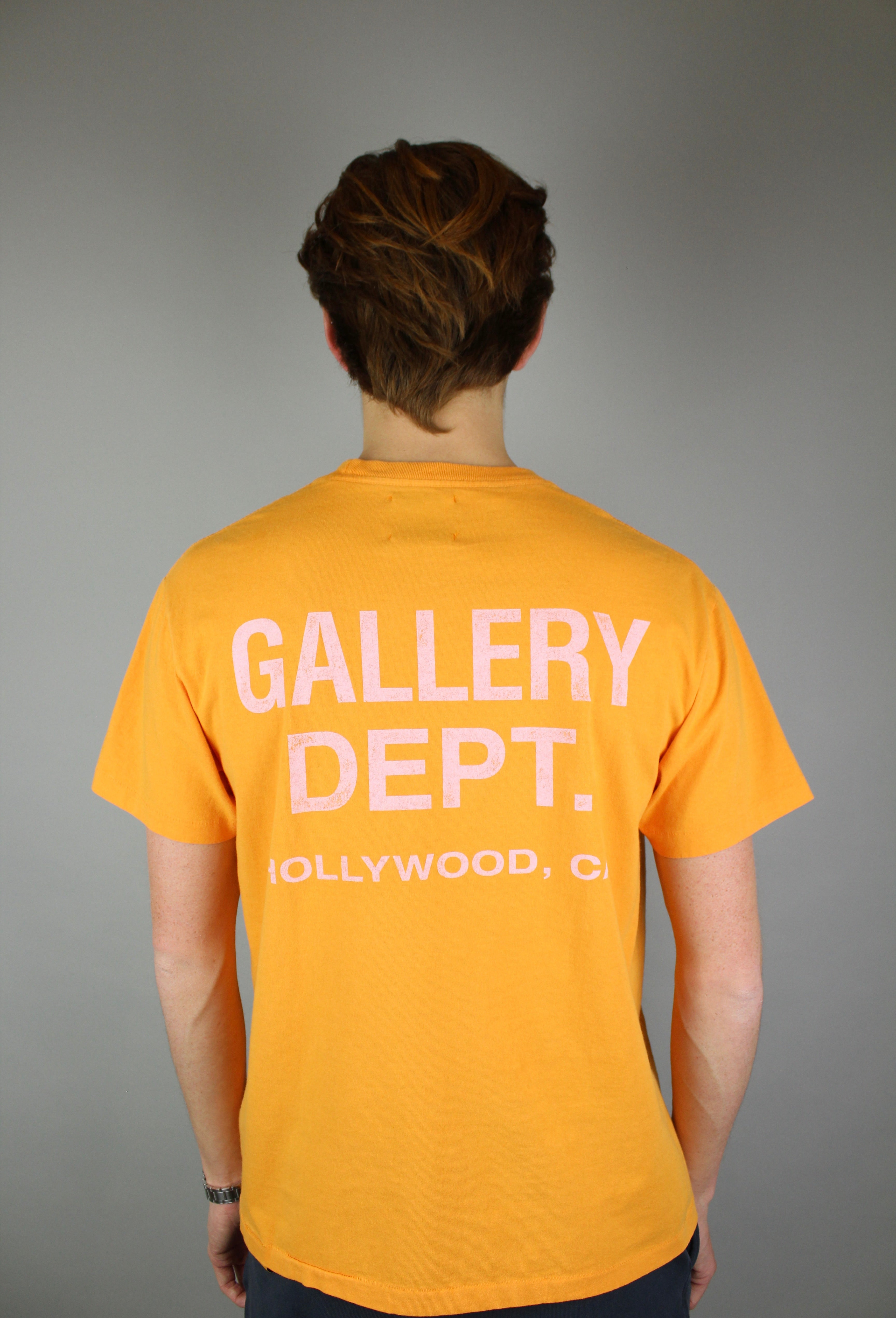Gallery Dept. Souvenir Tee 'Bright Orange'-9621140013386-The Attic
