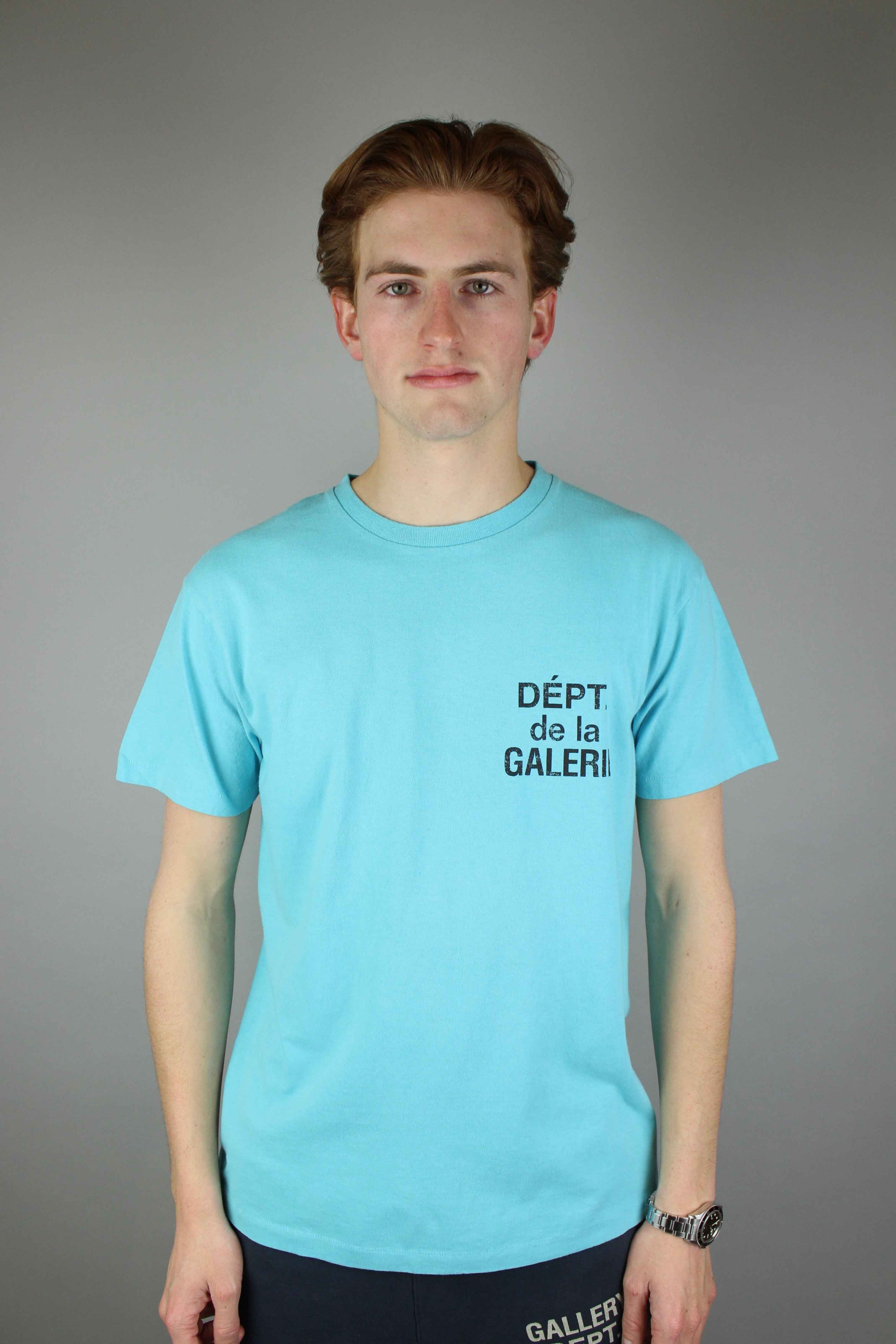Gallery Dept. French Tee 'Light Teal'-9621150990666-The Attic