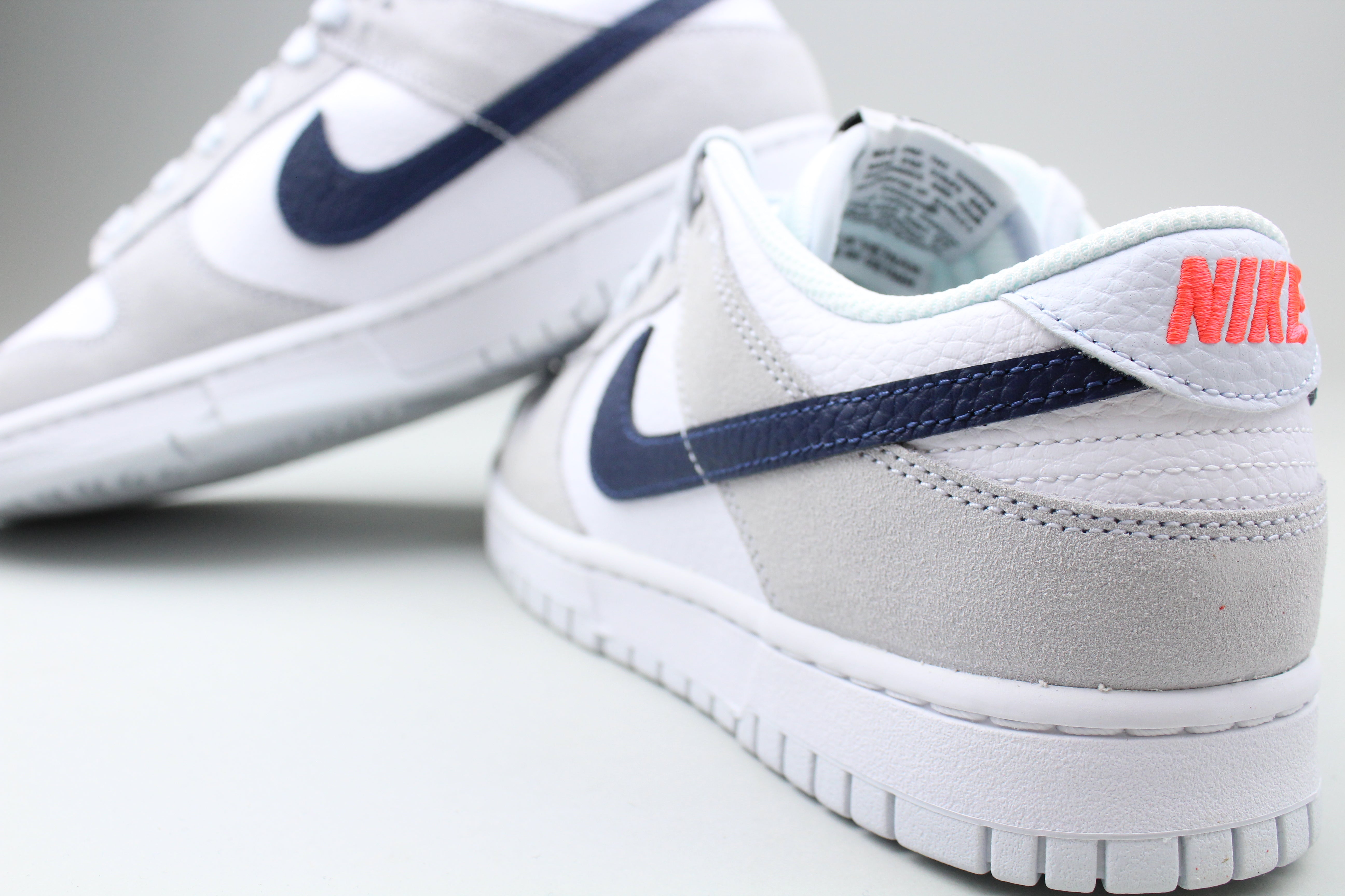 Nike Dunk Low Aqua Mini Swoosh 'Football Grey'-8572471411018-The Attic