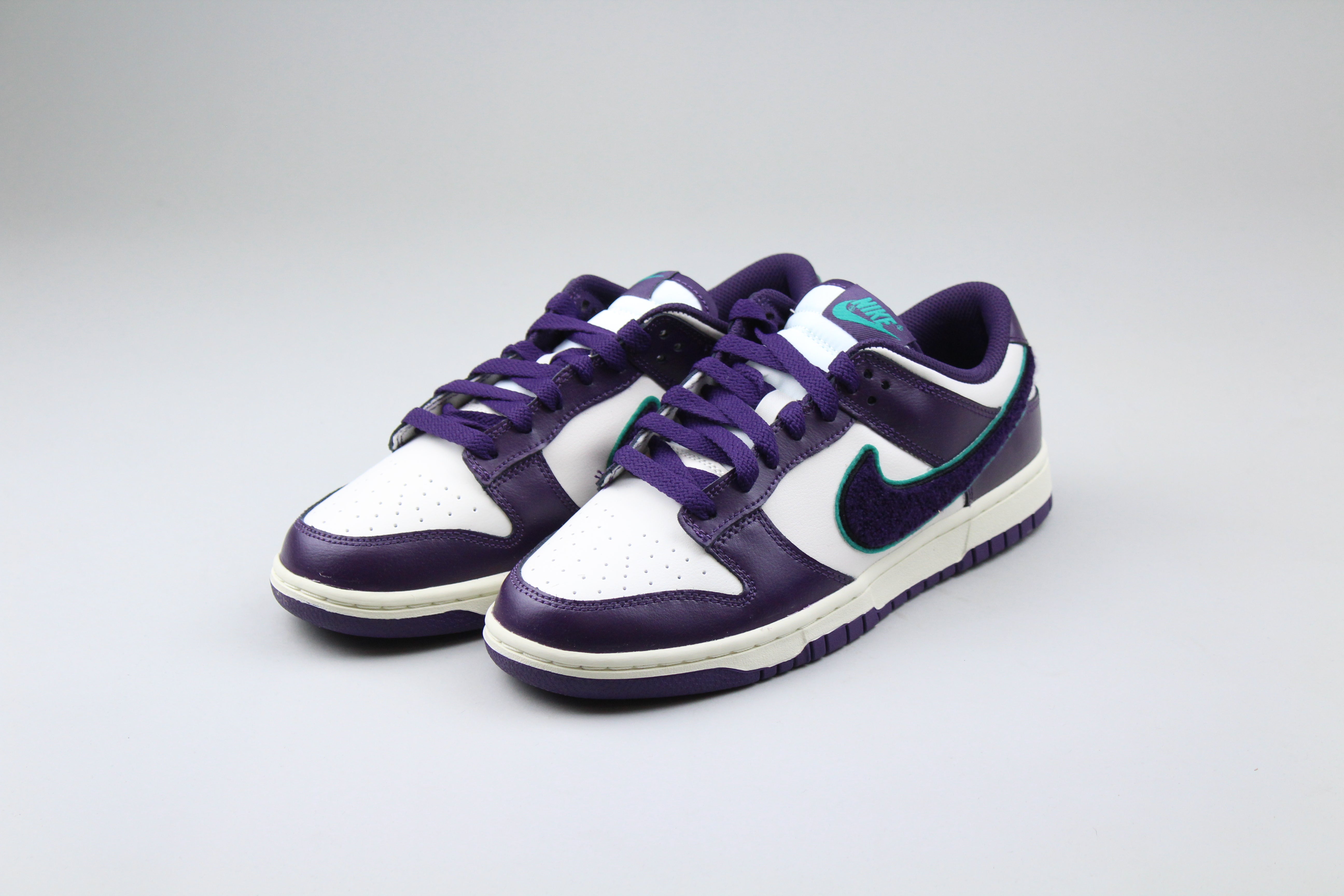 Nike Dunk Low 'Chenille Swoosh Sail Grand Purple'-8370719326538-The Attic