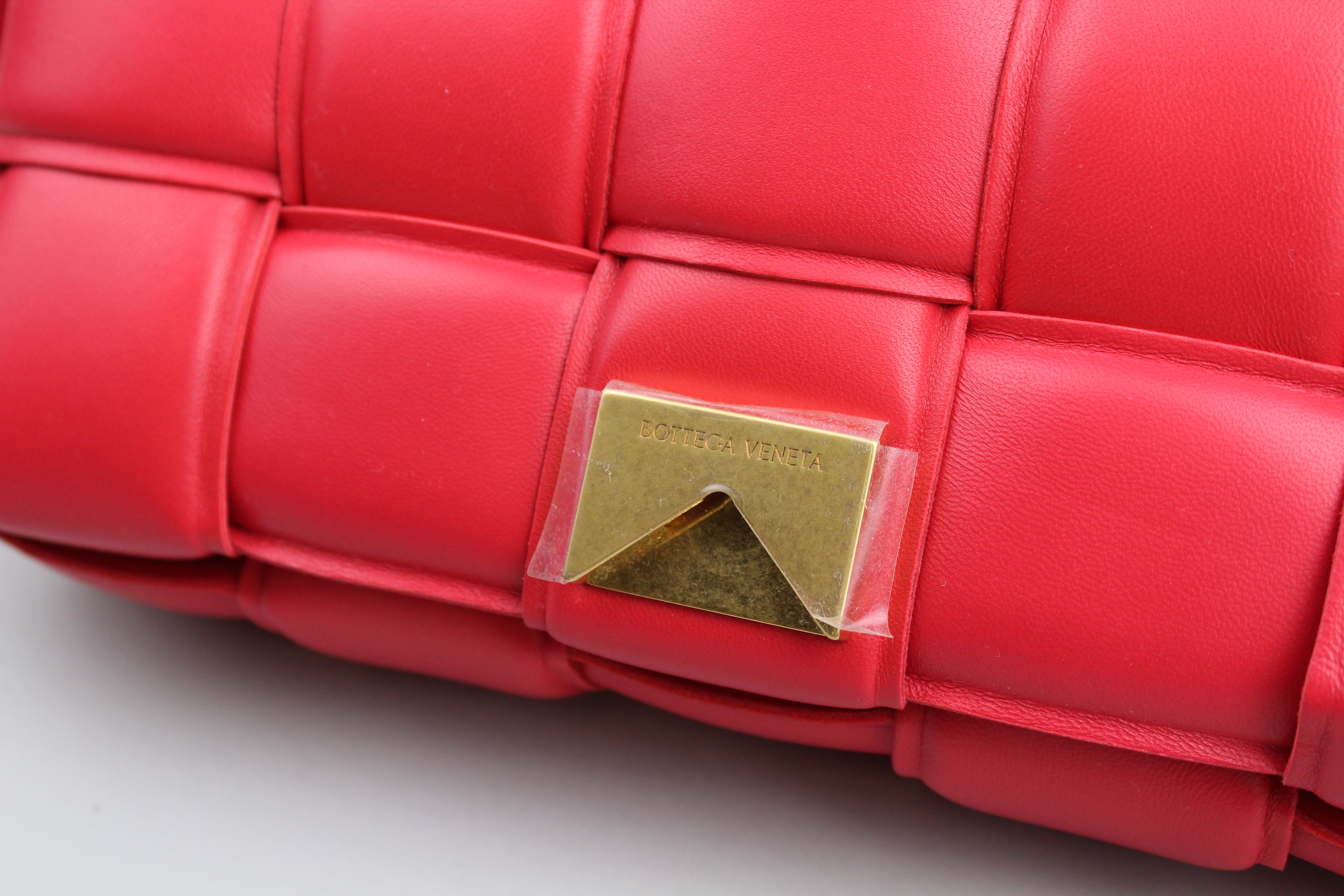 Bottega Veneta Padded Cassette 'Firework Red'-8609663156554-The Attic