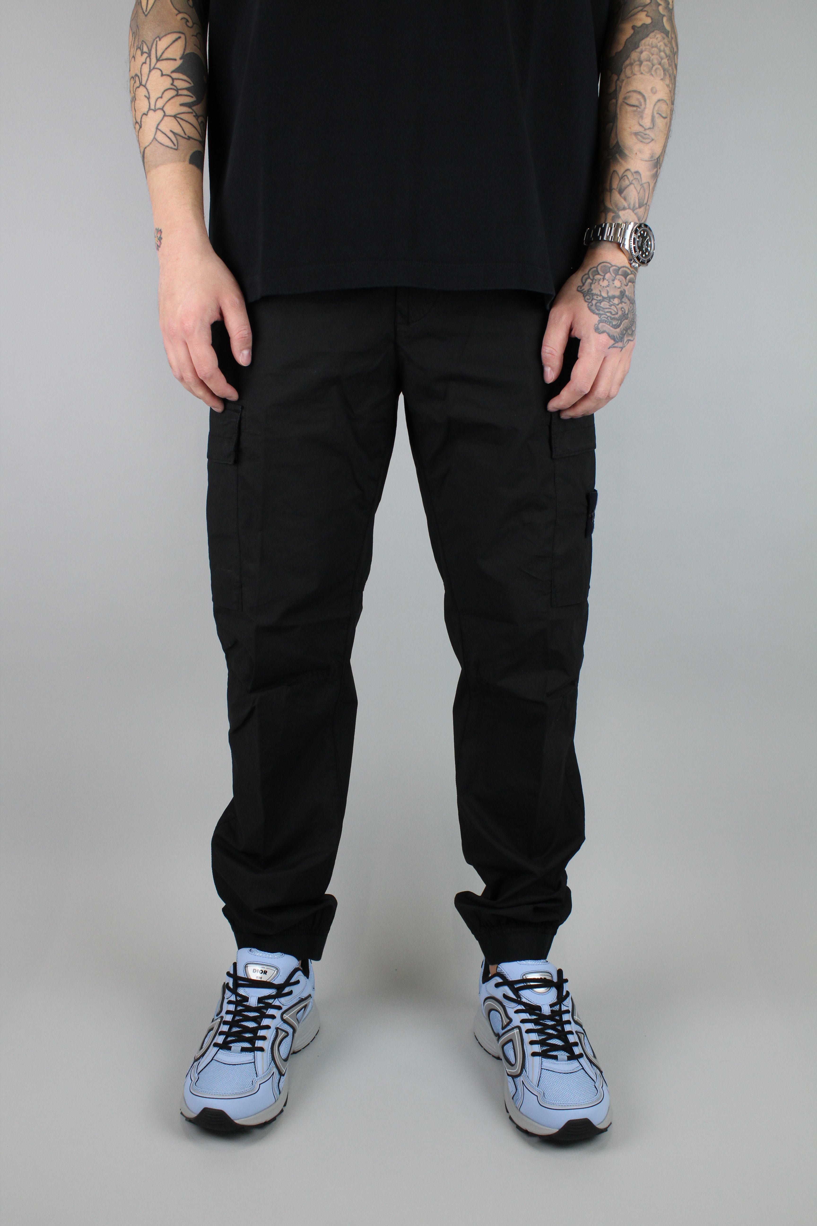 Stone Island Cargo Pants 'Black'-8748040749386-The Attic