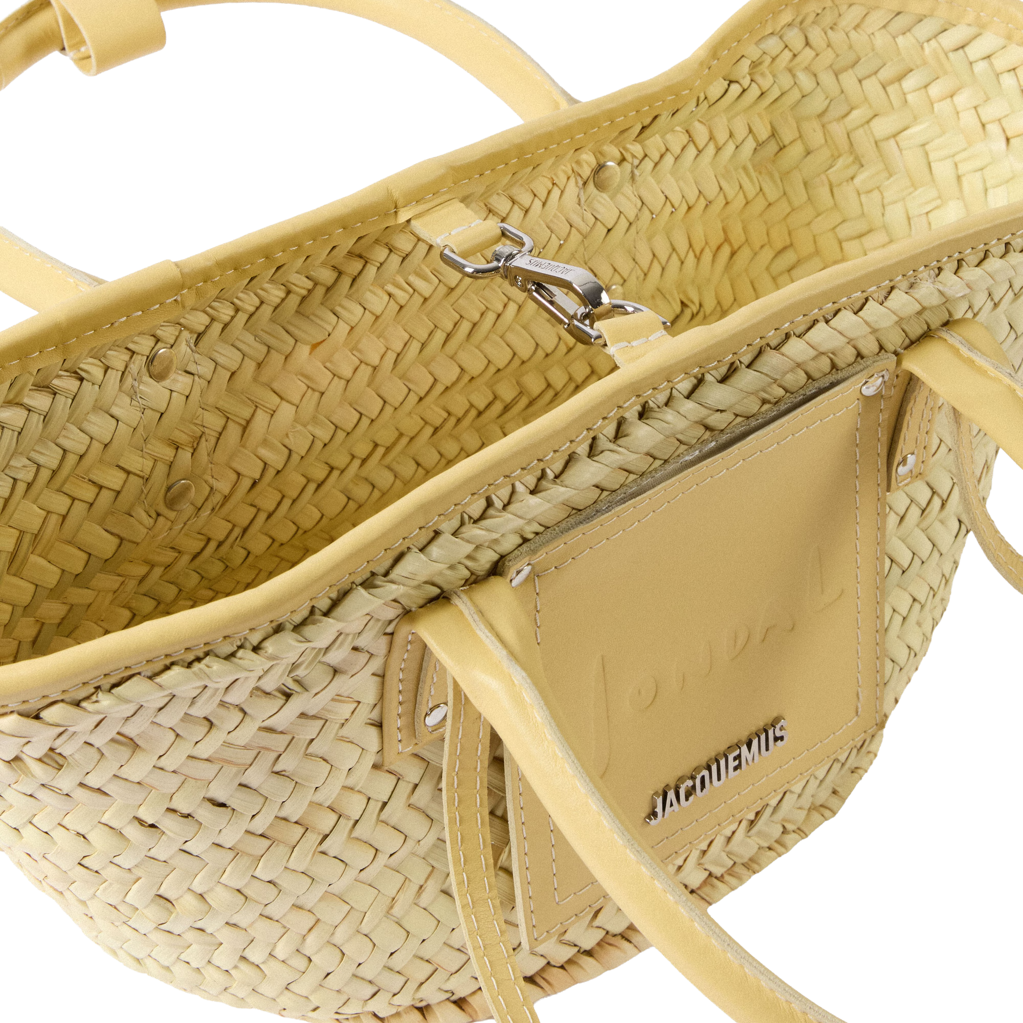Jacquemus The Small Soli Basket 'Pale Yellow' (Jondal)