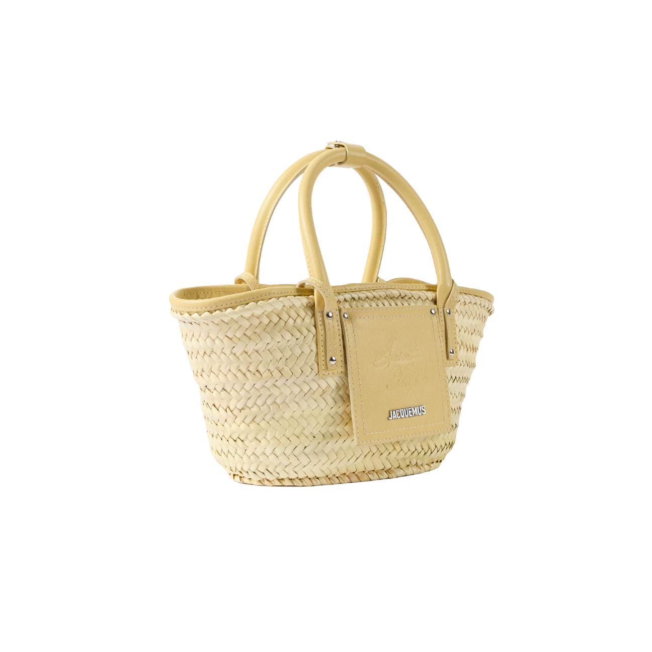 Jacquemus The Small Soli Basket 'Pale Yellow' (Saint Tropez)