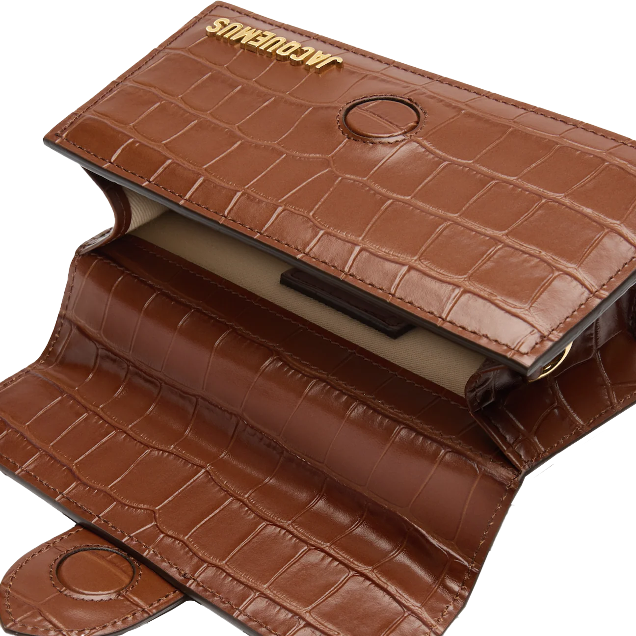 Jacquemus Le Bambino 'Crocodile Brown'