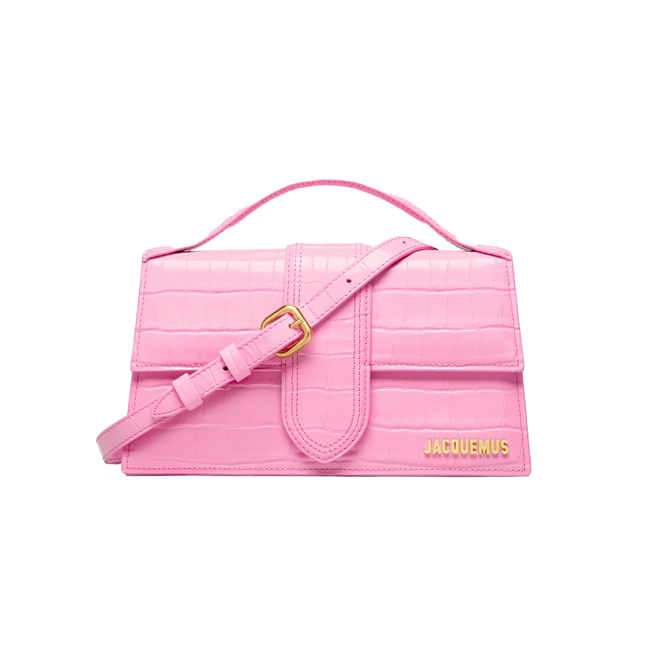 Jacquemus Le Grand Bambino 'Crocodile Pink'