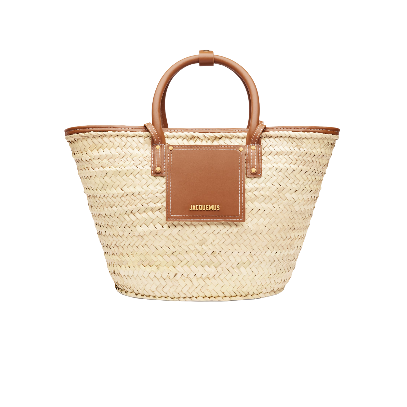 Jacquemus Borsa cesto Soli 'Brown'
