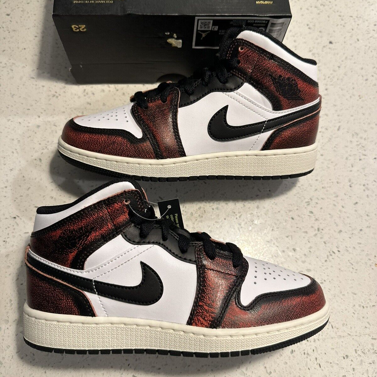 Jordan 1 Mid 'Slidt Chicago' (GS)