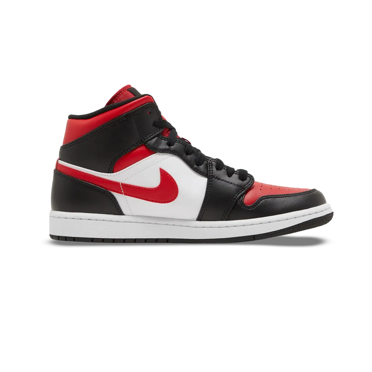 Jordan 1 Mid 'Blanco Negro Rojo' (2022)
