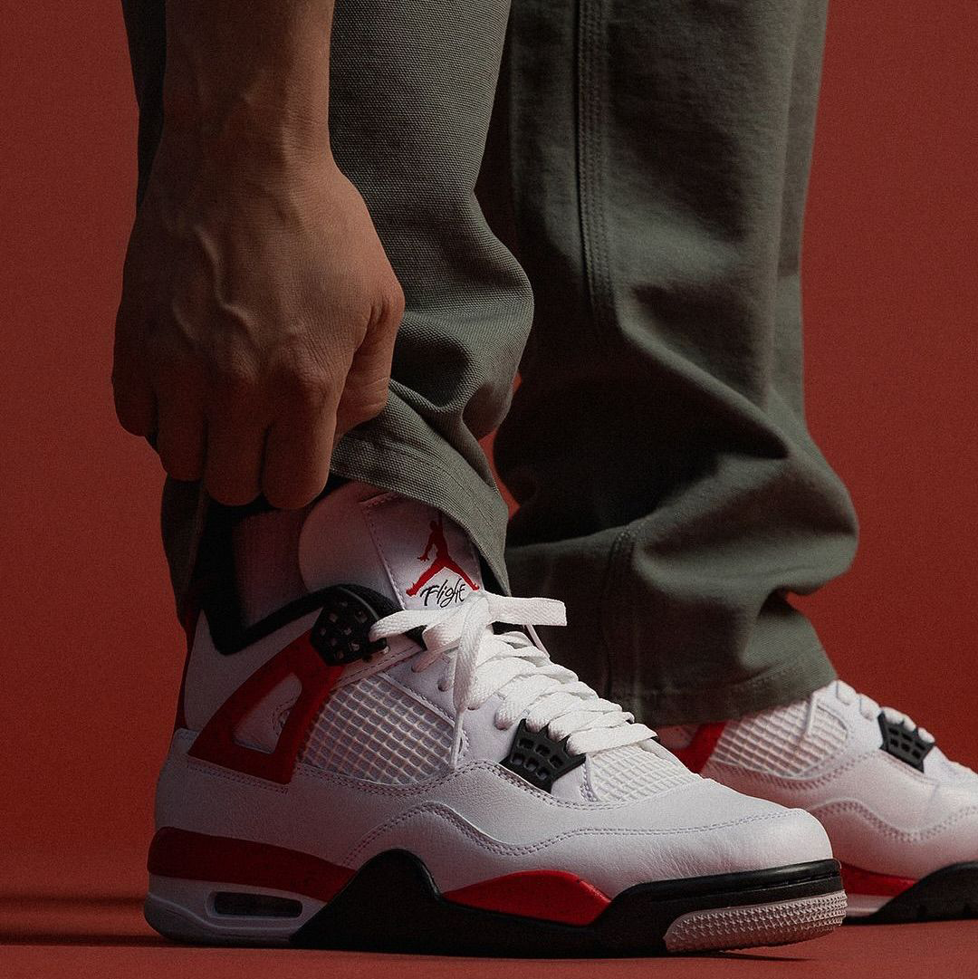 Jordan 4 Retro 'Red Cement'