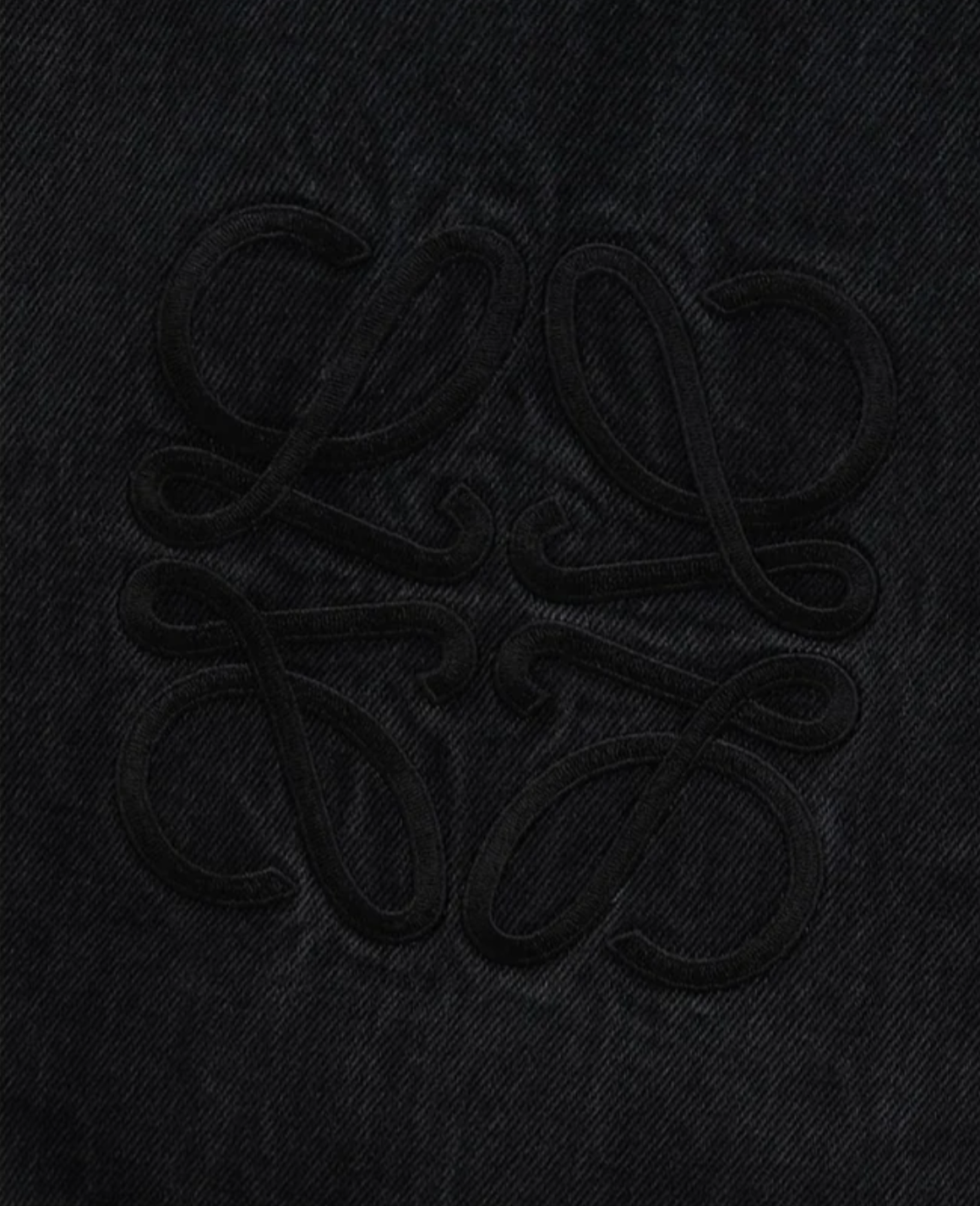 Loewe ANAGRAM BAGGY JEANS 'Black'