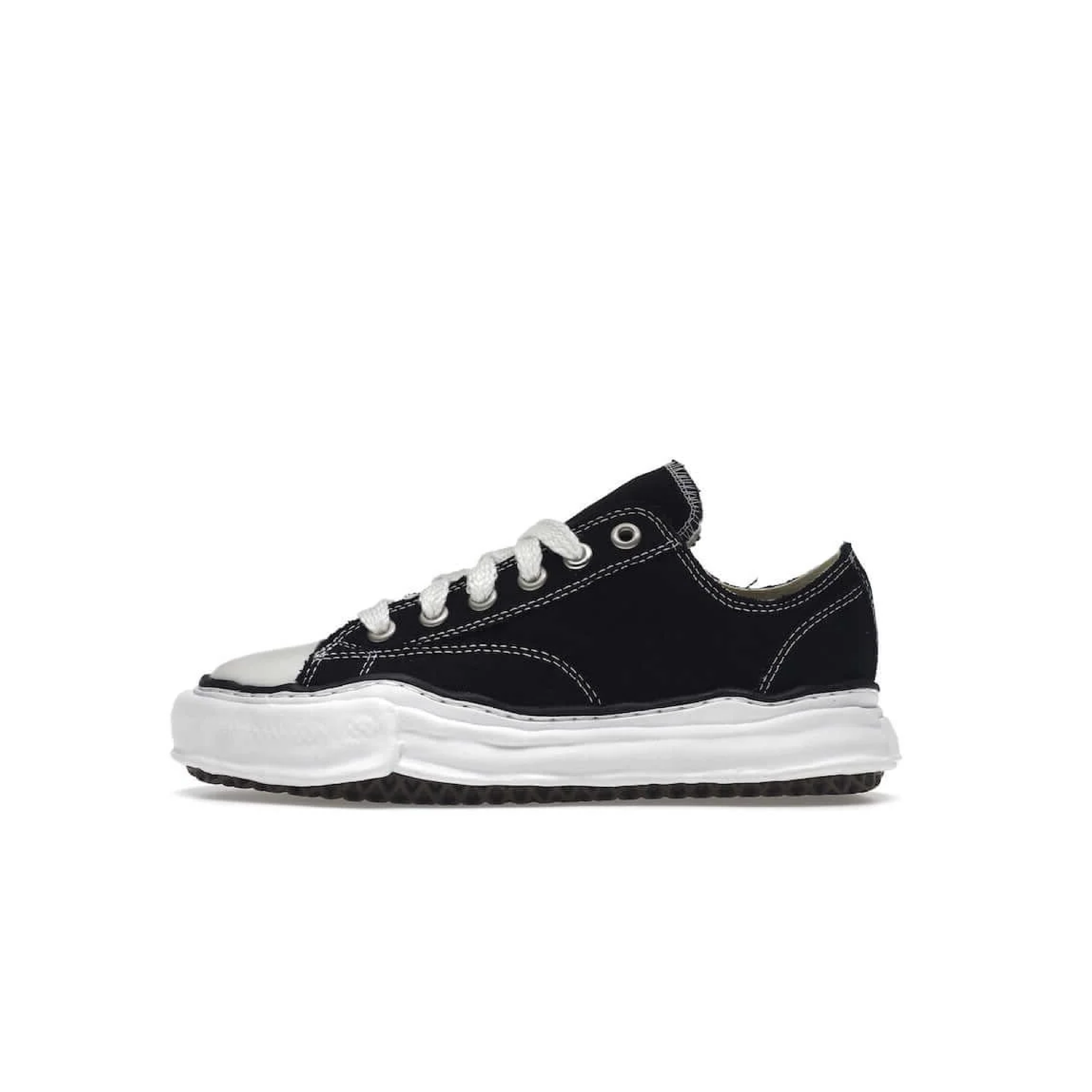 Maison Mihara Yasuhiro Peterson OG Sole Canvas Low 'Black'-10010099089738-The Attic