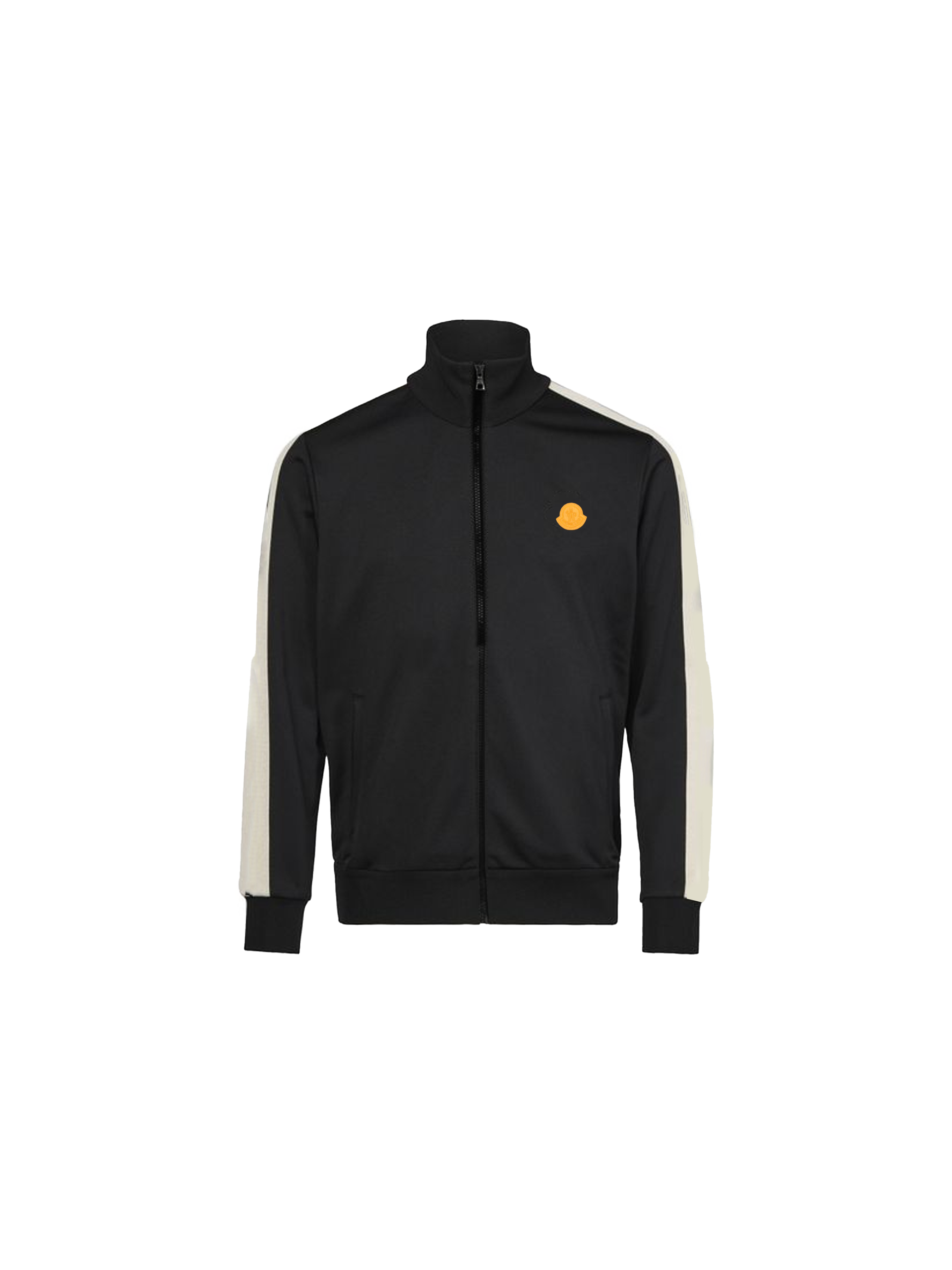 Moncler Zip Up Cardigan (Black)-8474734231882-The Attic