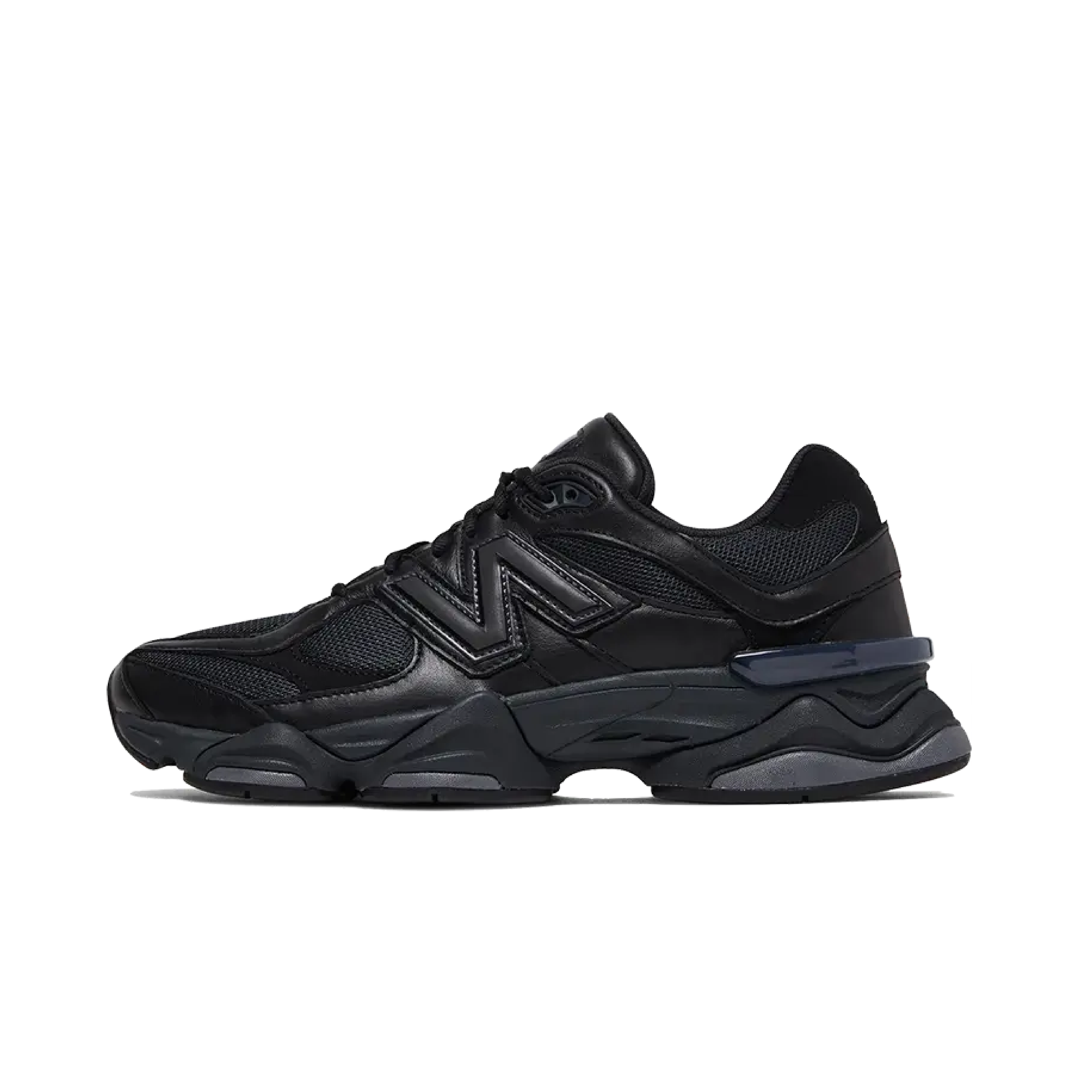 New Balance 9060 'Triple Black Leather'-10065422614858-The Attic
