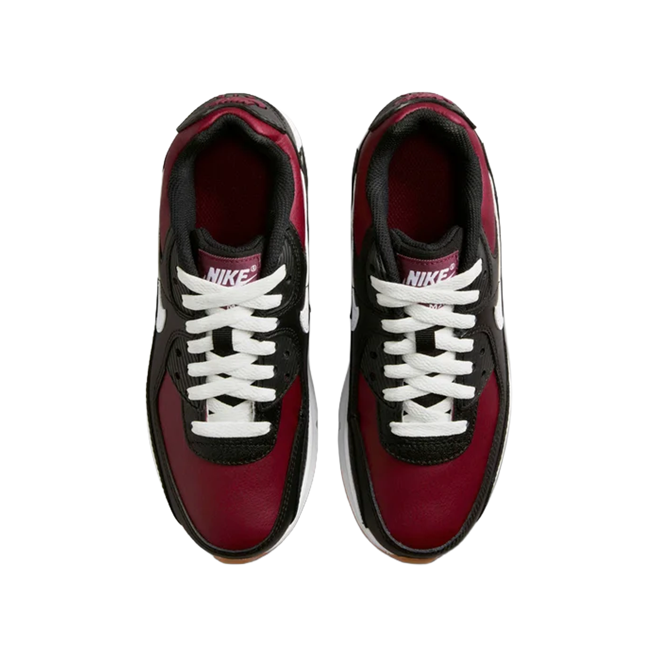 Nike Air Max 90 Leather GS 'Black Team Red'