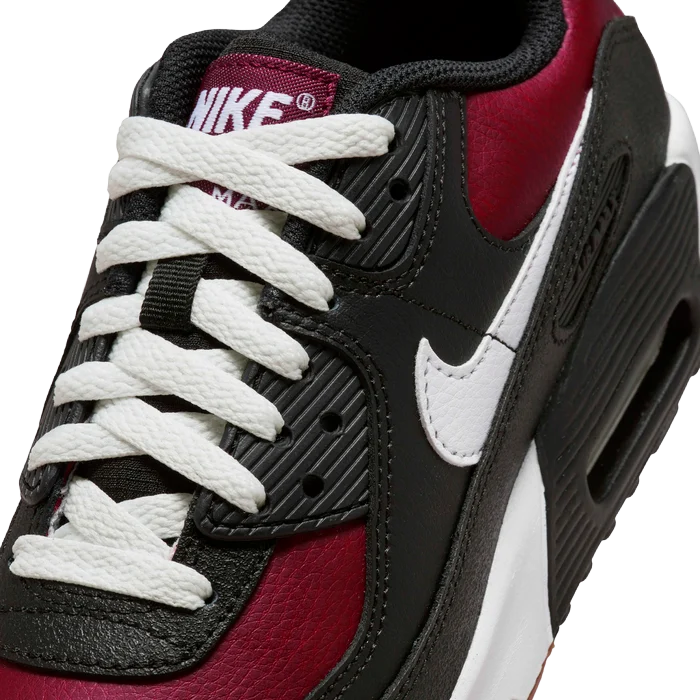 Nike Air Max 90 Leather GS 'Black Team Red'