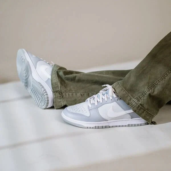 Nike Dunk Low 'Tofarvet Grå' (GS)