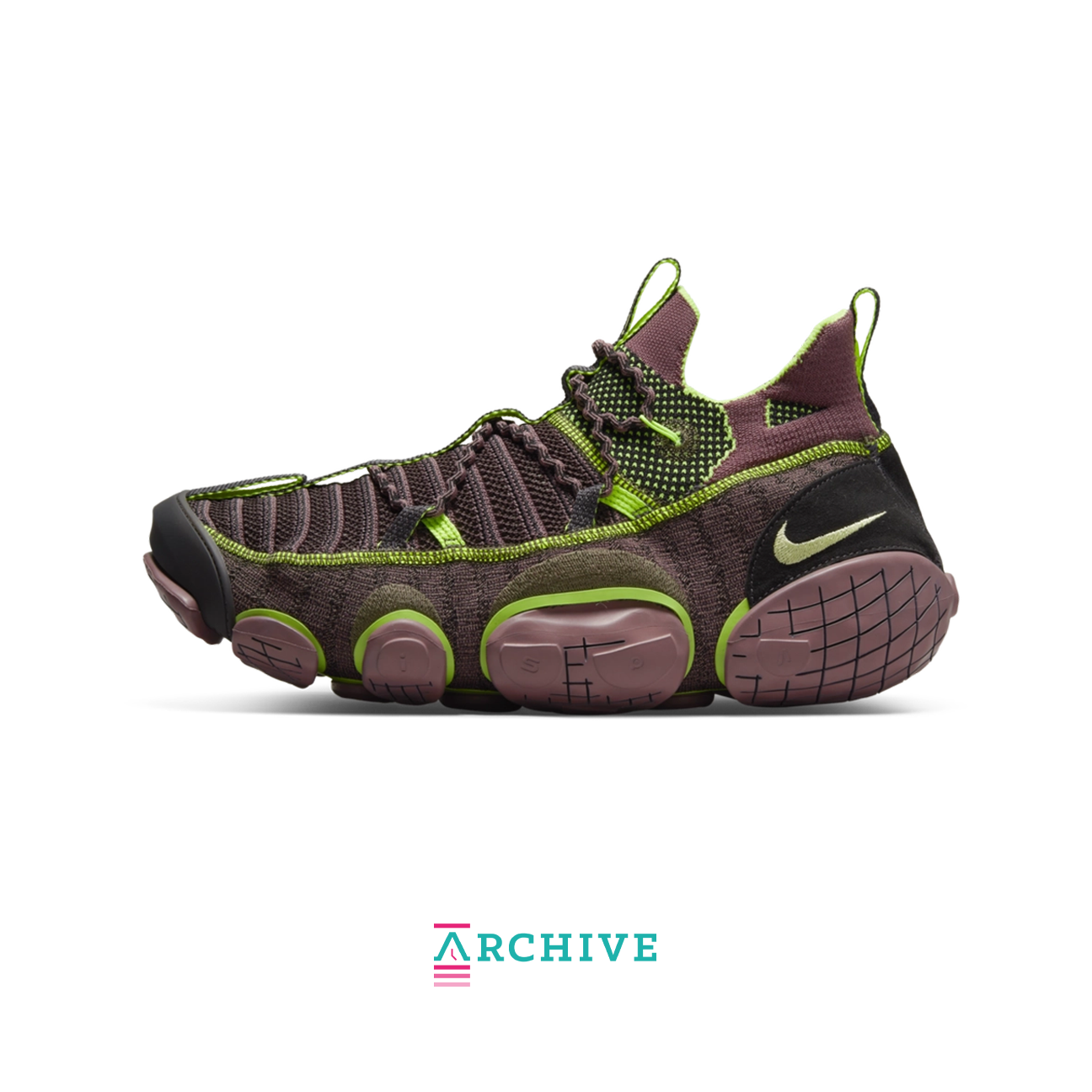 Nike ISPA Link 'Off-Noir and Limelight' - Size 45.5 (ARCHIVE)