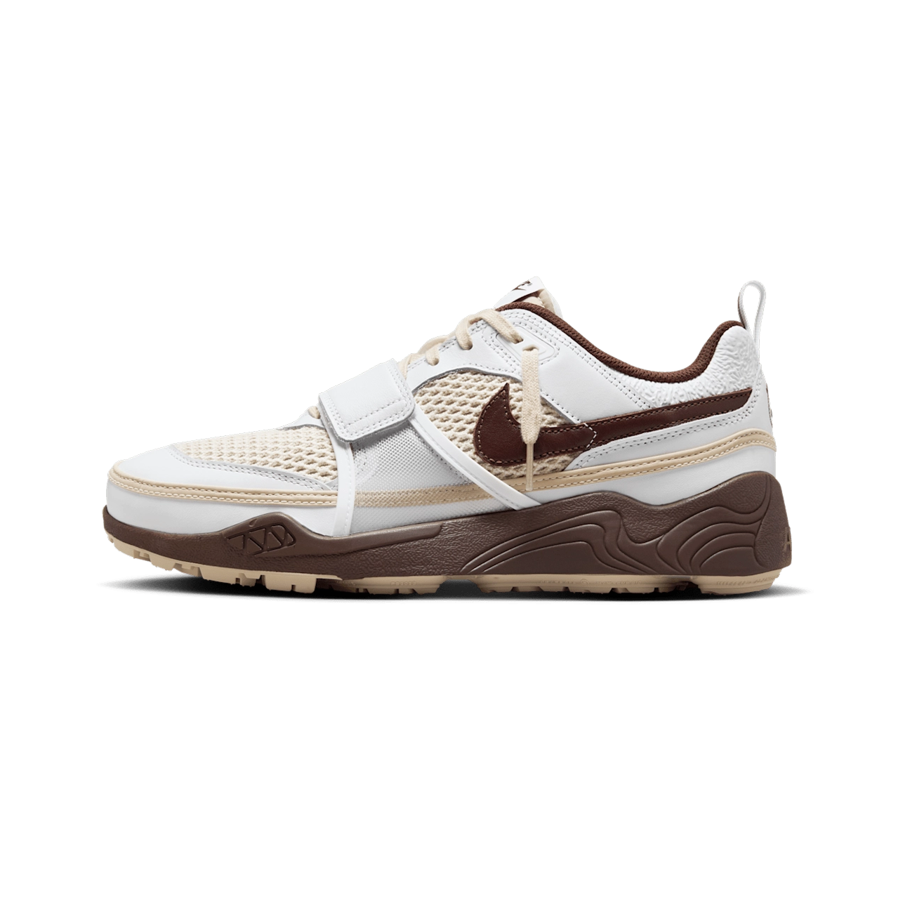 TravisScott×NikeWhite and LightChocolate Nike Zoom Field Jaxx Travis Scott 'Light Chocolate' | The Attic