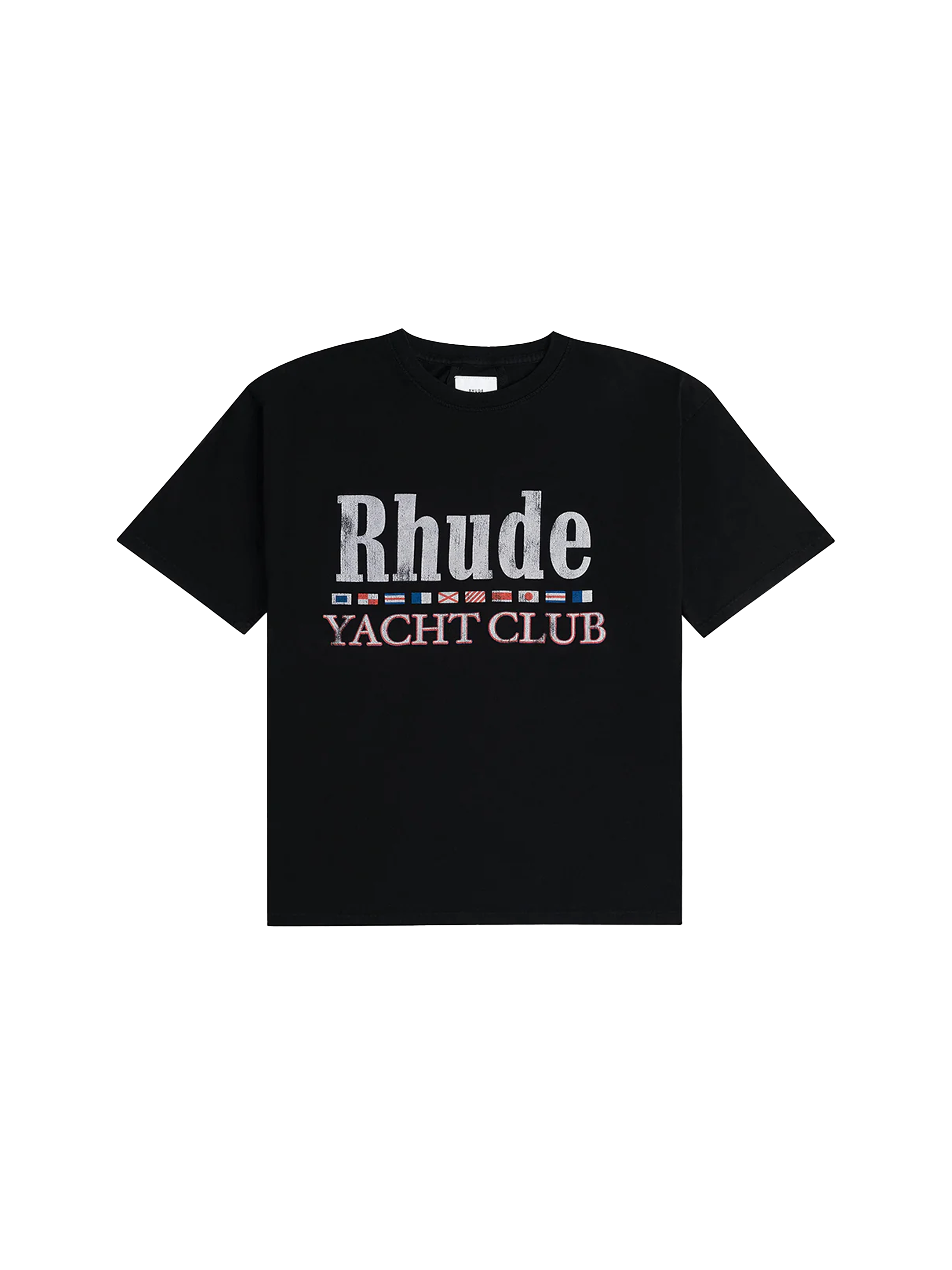 Rhude Flag T-shirt 'Vintage Black'-9542820561226-The Attic