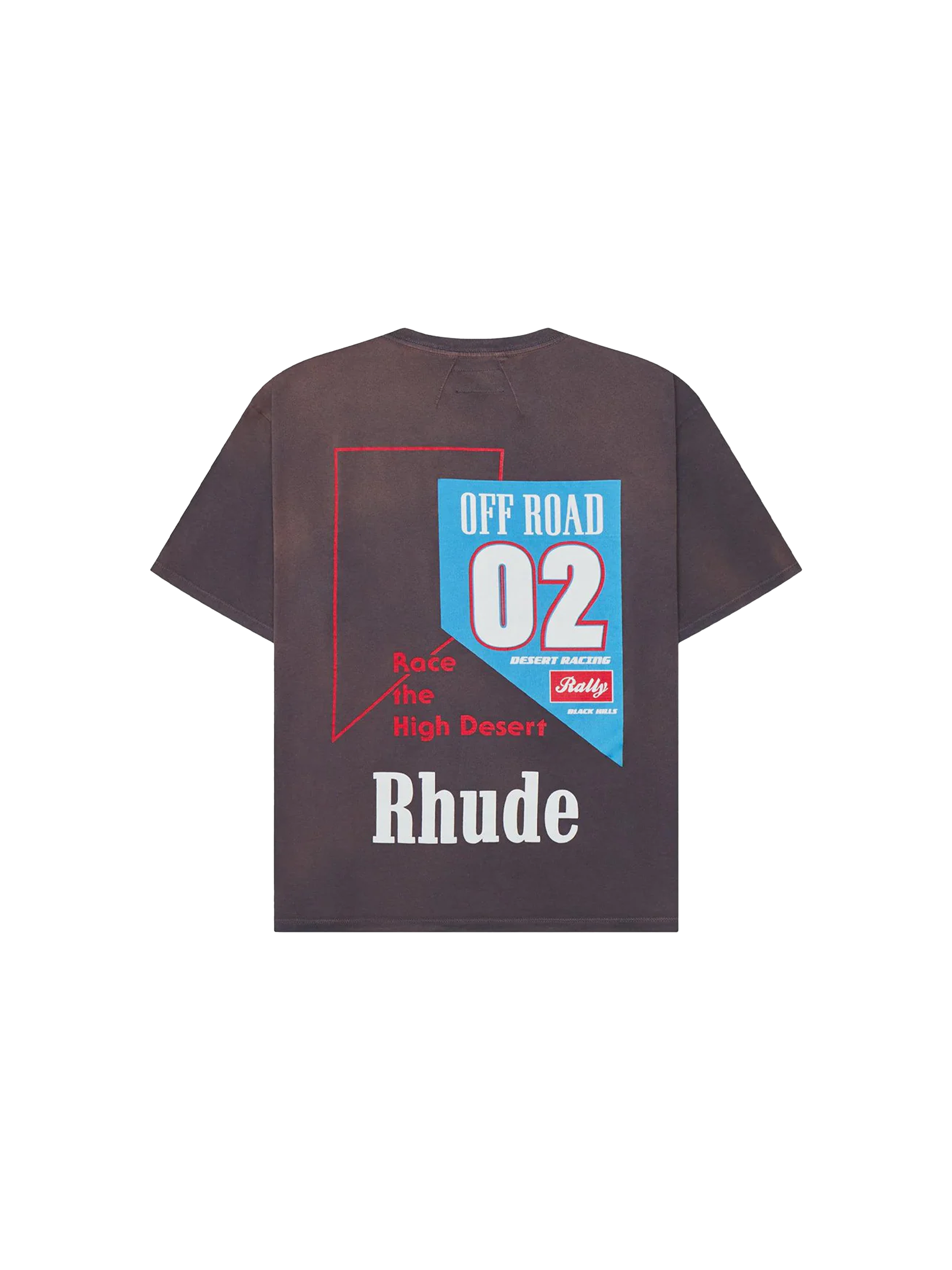 Rhude 'Off Road' Tee 'Vintage Grey'-9351261847882-The Attic