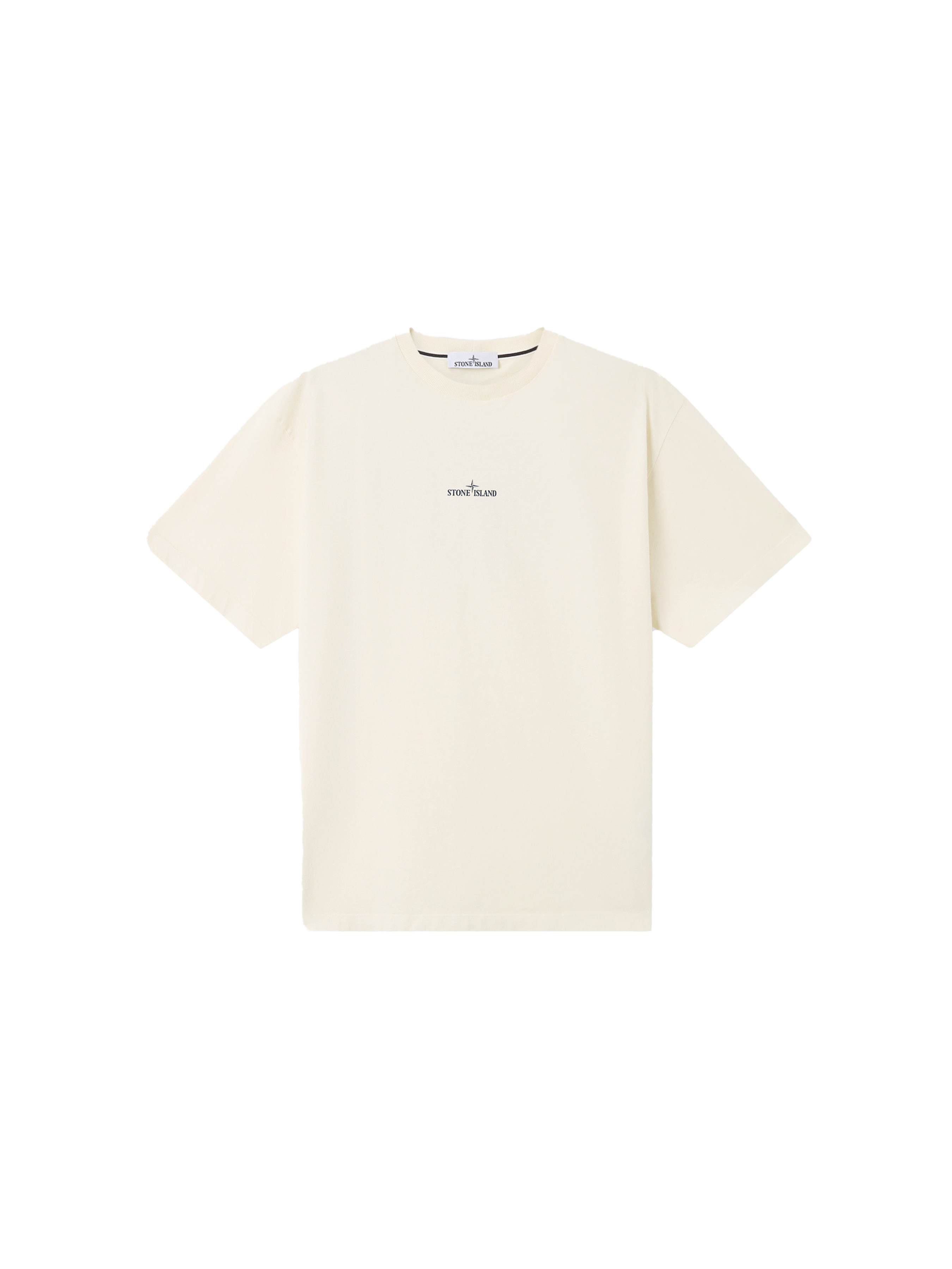 Stone Island 21002RC Combed Organic Cotton Jersey 'White/Blue'-10124854001994-The Attic