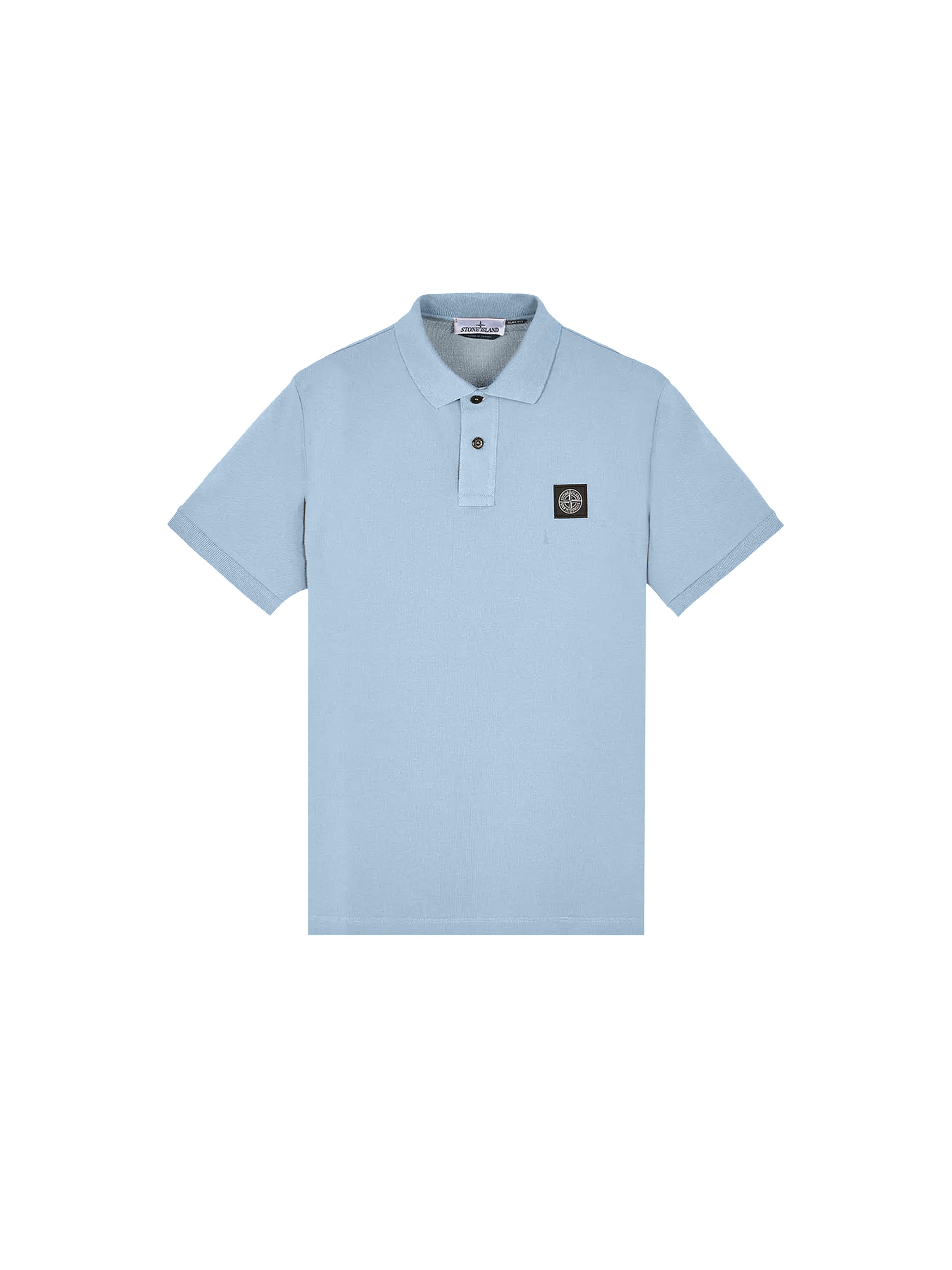 Stone Island Polo 'Light Blue' (Slim Fit)-8747729256778-The Attic