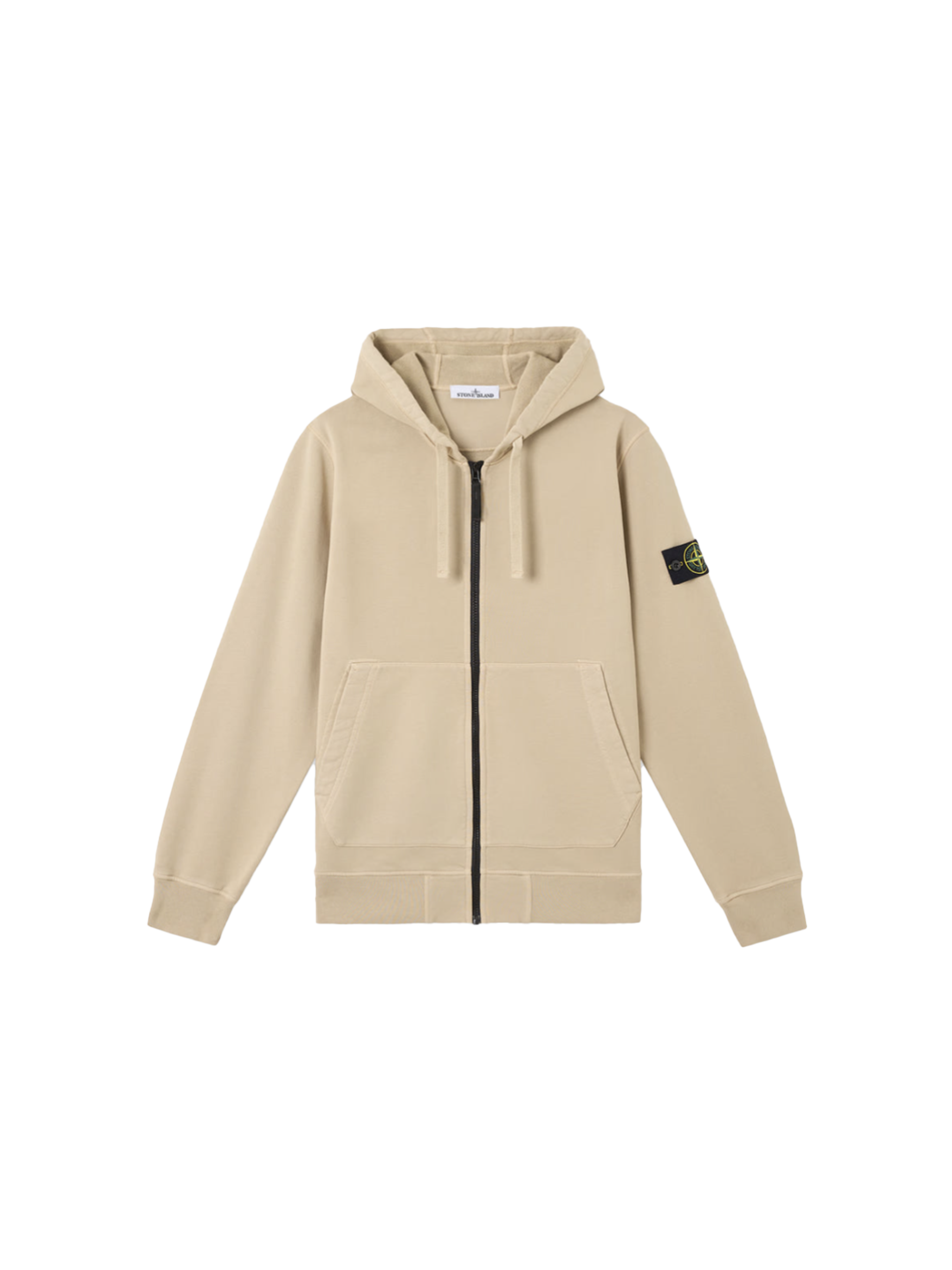 Stone Island Regular Fit Hættetrøje med Lynlås 'Desert'