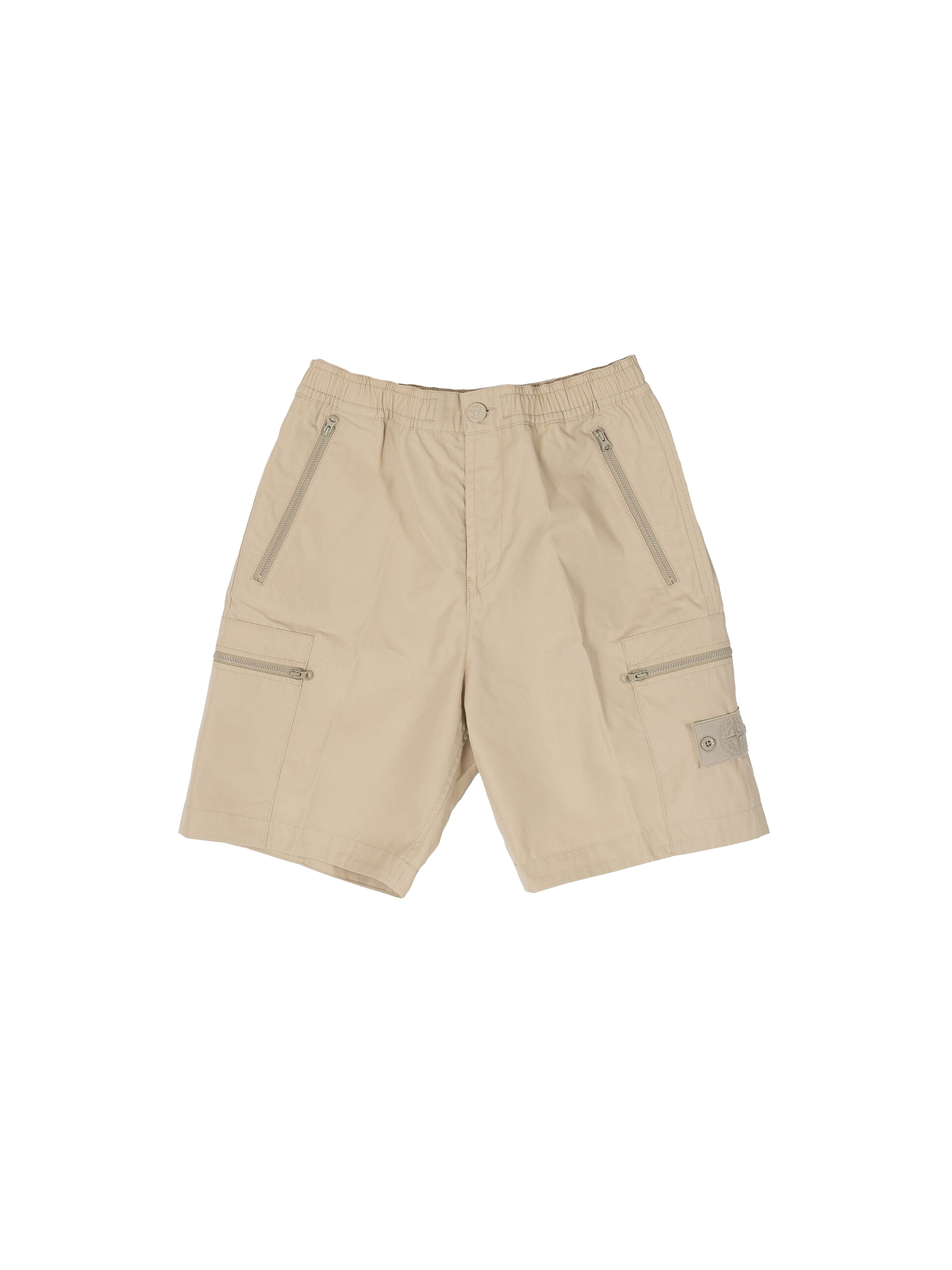 Stone Island Weatherproof Comfort Shorts Ghost (Beige)-9348479484234-The Attic