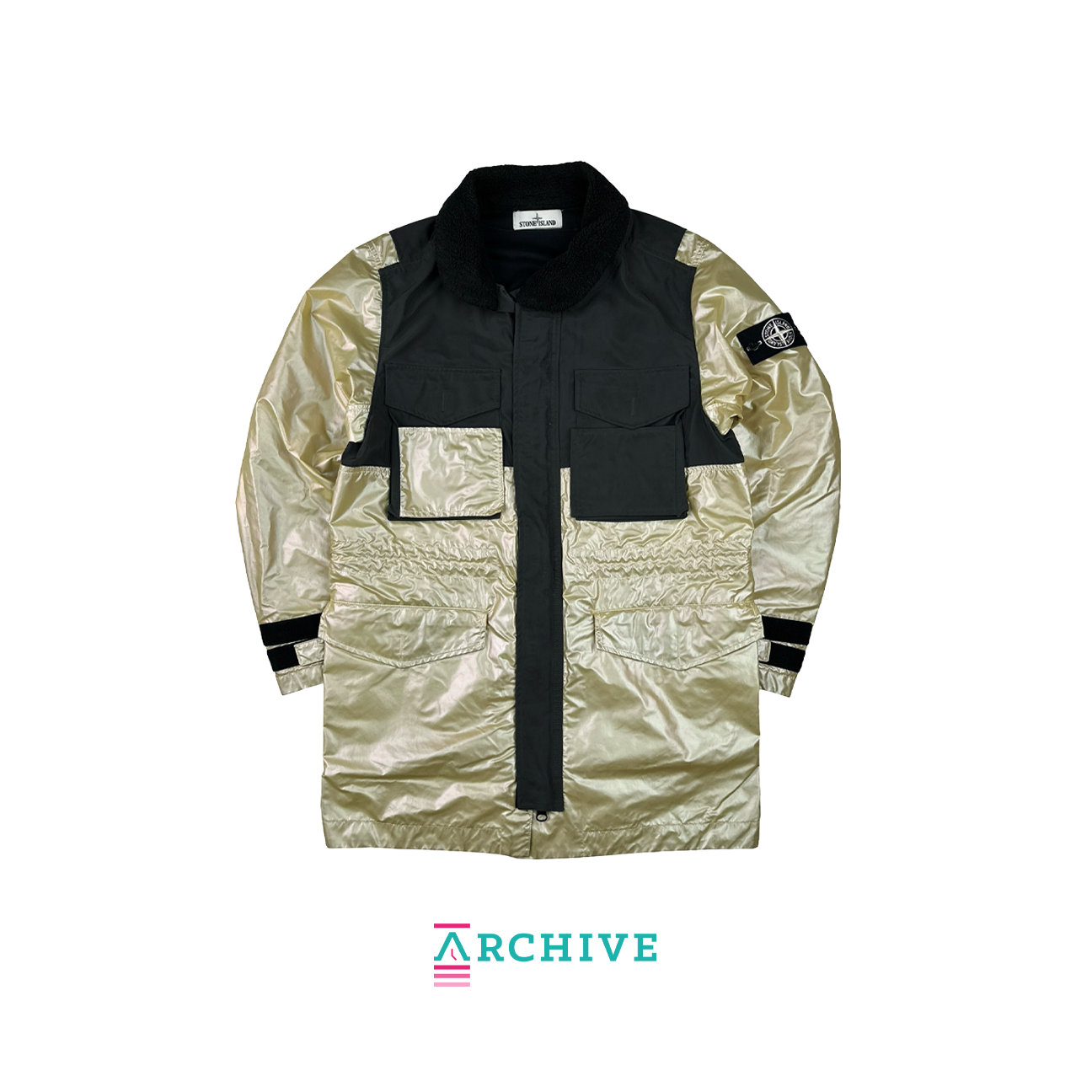 Stone Island Iridescent Coating Tela Reflex Mat 3 in 1 Jacket - Size XL (ARCHIVE)