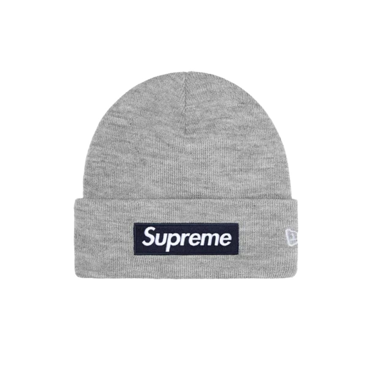 Supreme New Era Box Logo Beanie 'Heather Grey' | The Attic