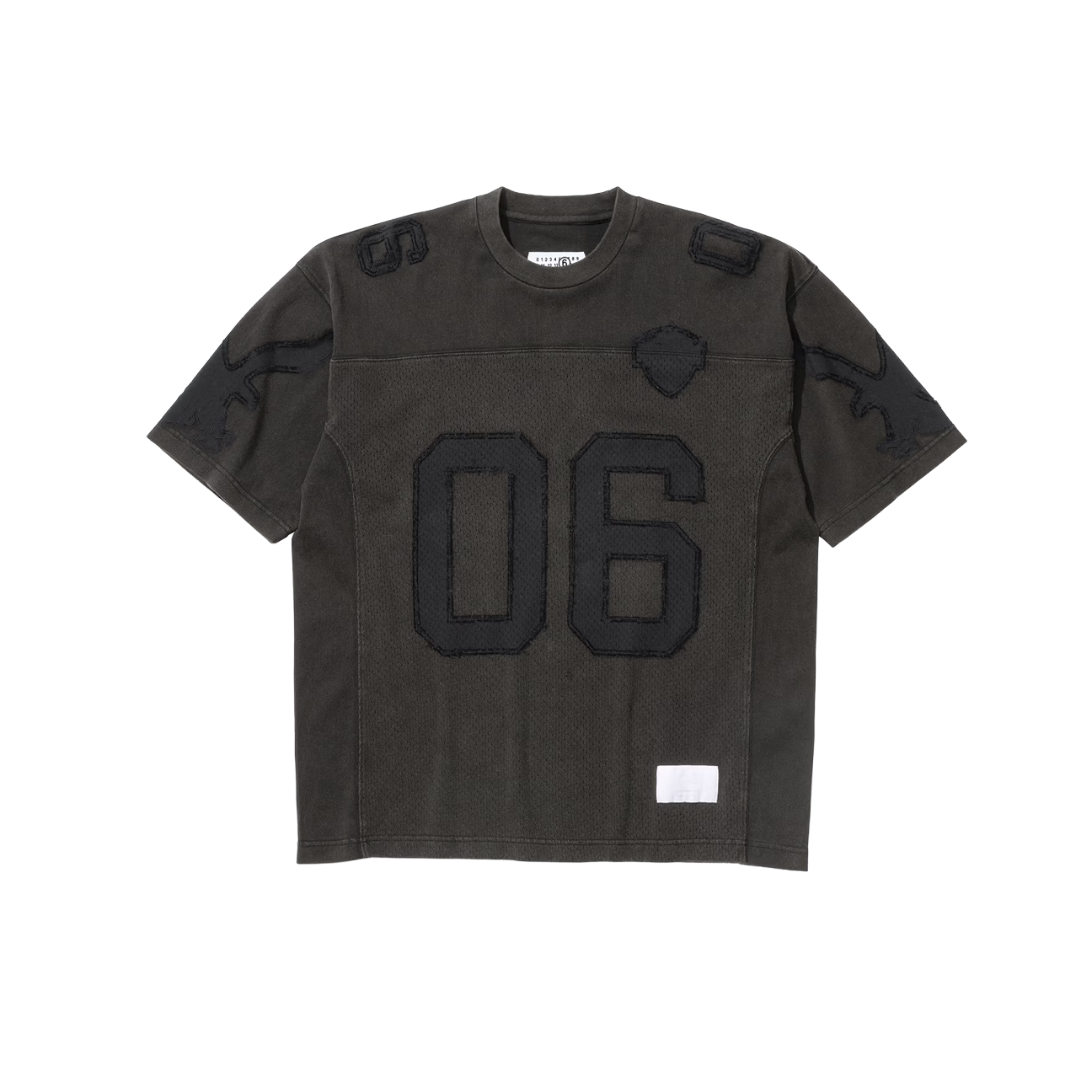 Supreme x MM6 Maison Margiela Cotton Football Jersey 'Black'