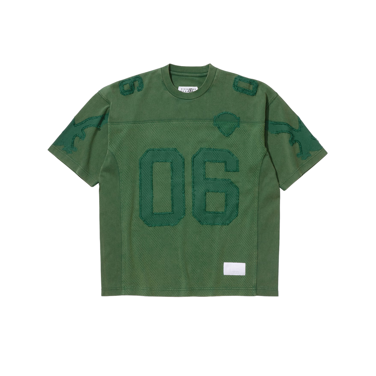 Supreme x MM6 Maison Margiela Cotton Football Jersey 'Green' | The