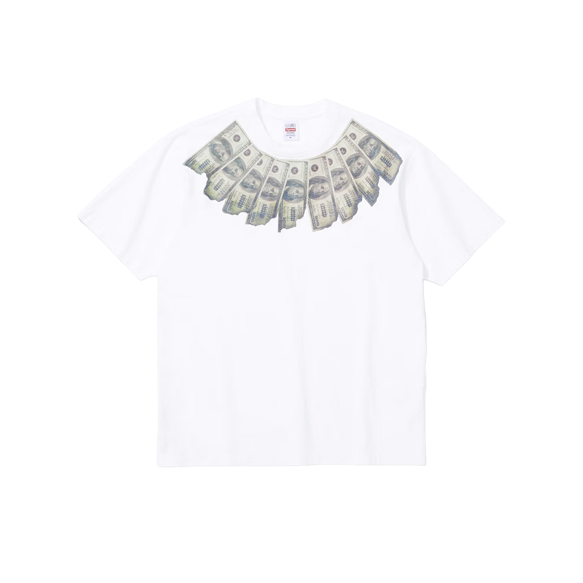 Supreme x MM6 Maison Margiela Money S/S Top 'White' | The Attic