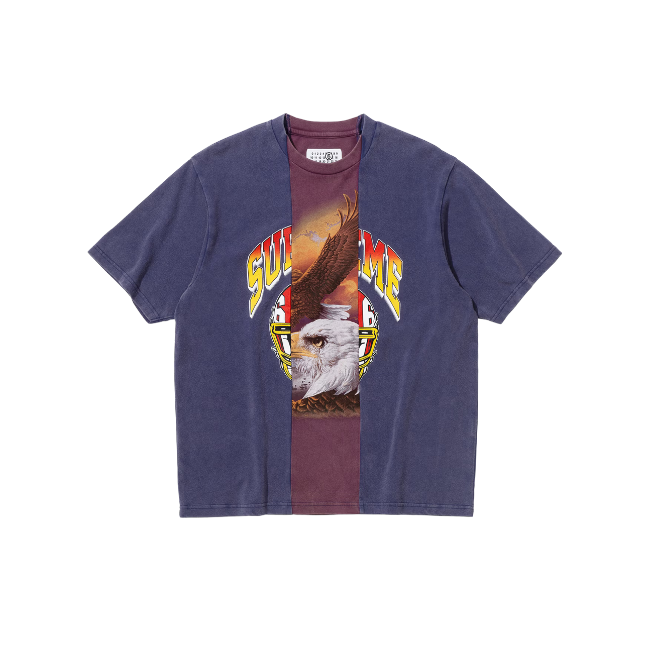 Supreme x MM6 Maison Margiela Split S/S Top 'Navy'