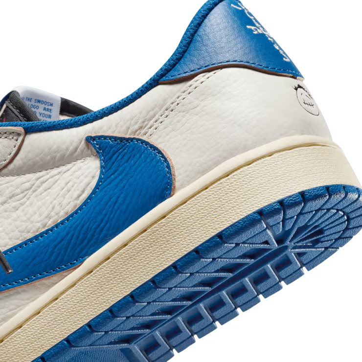Travis Scott x Fragment Design x Air Jordan 1 Low OG 'Military Blue'
