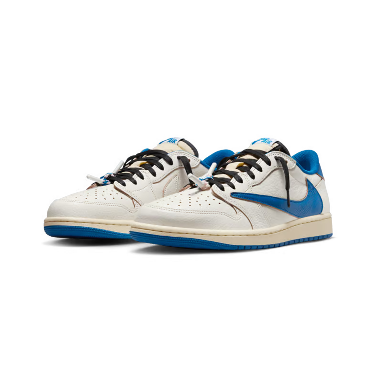 Travis Scott x Fragment Design x Air Jordan 1 Low OG 'Military Blue'