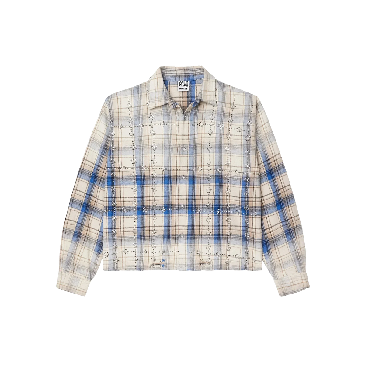 Vale Forever Skyfall Flannel 'Cream Blue'