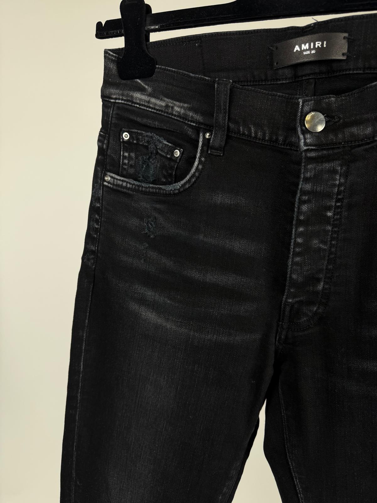 Amiri Stack Jeans 'Aged Black' (ARCHIVE)