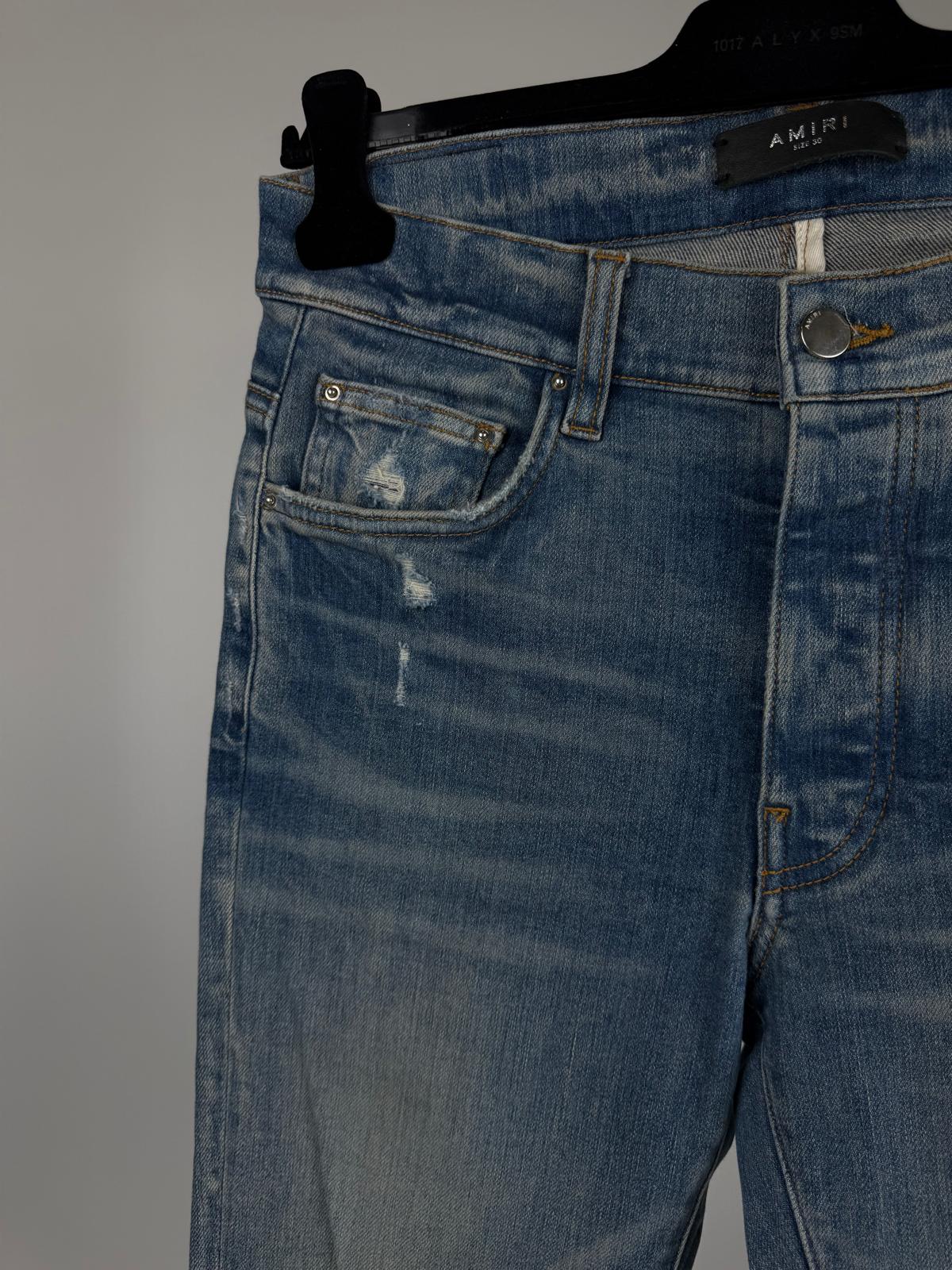 Amiri Stack Jeans 'Honeycomb Indigo' - size 30 (ARCHIVE)