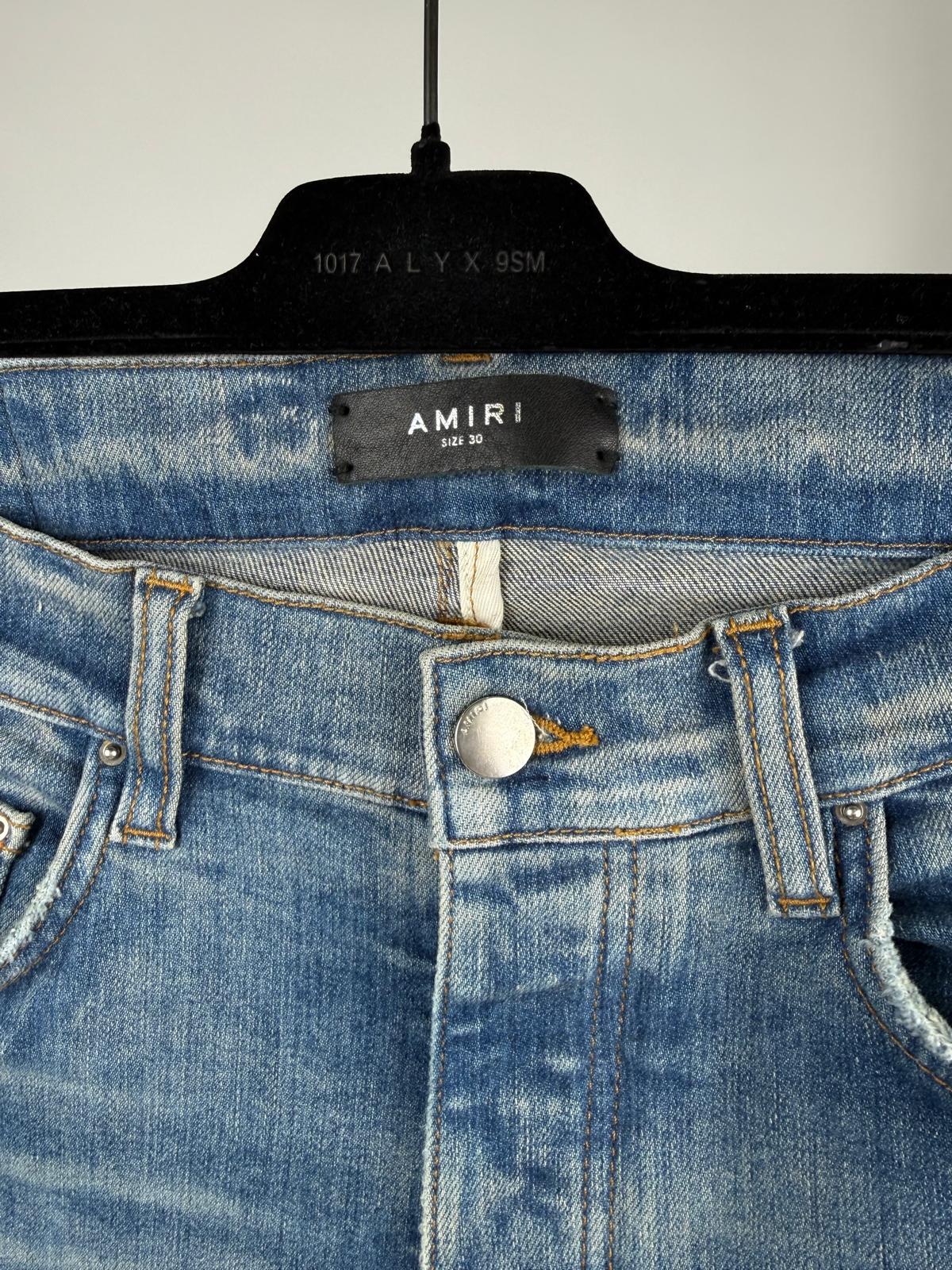 Amiri Stack Jeans 'Honeycomb Indigo' - size 30 (ARCHIVE)