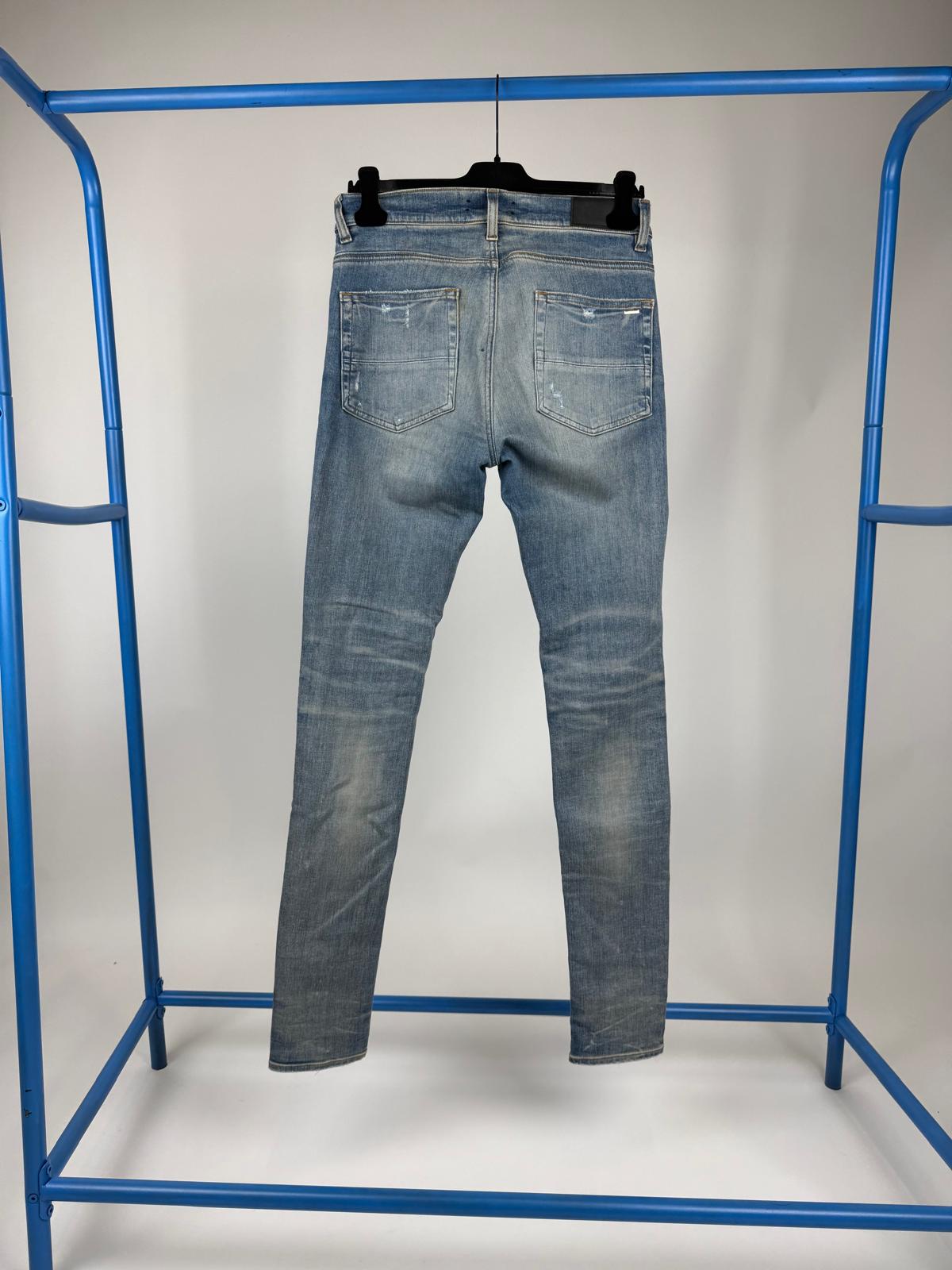 Amiri Stack Jeans 'Honeycomb Indigo' - size 30 (ARCHIVE)
