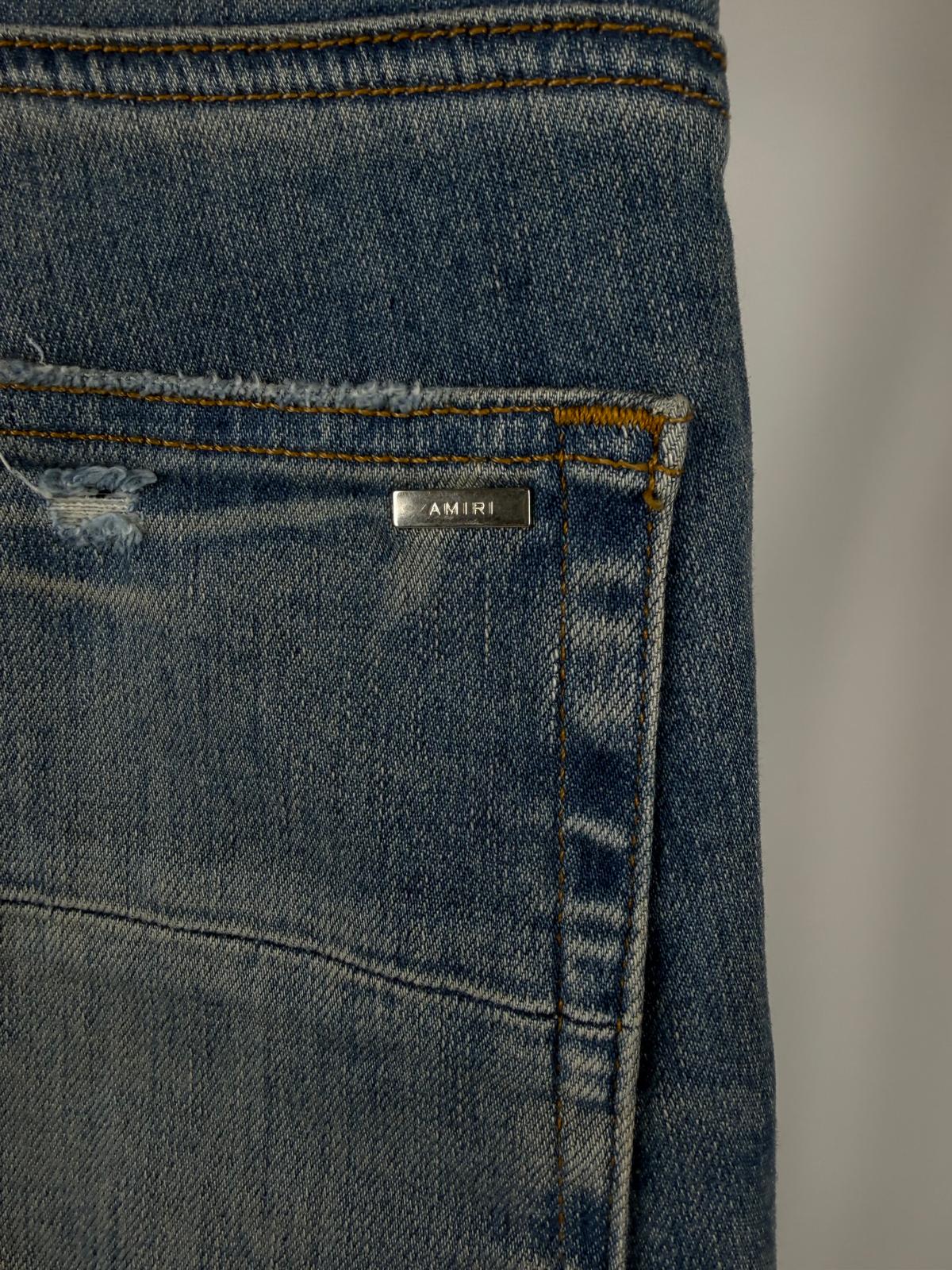 Amiri Stack Jeans 'Honeycomb Indigo' - size 30 (ARCHIVE)