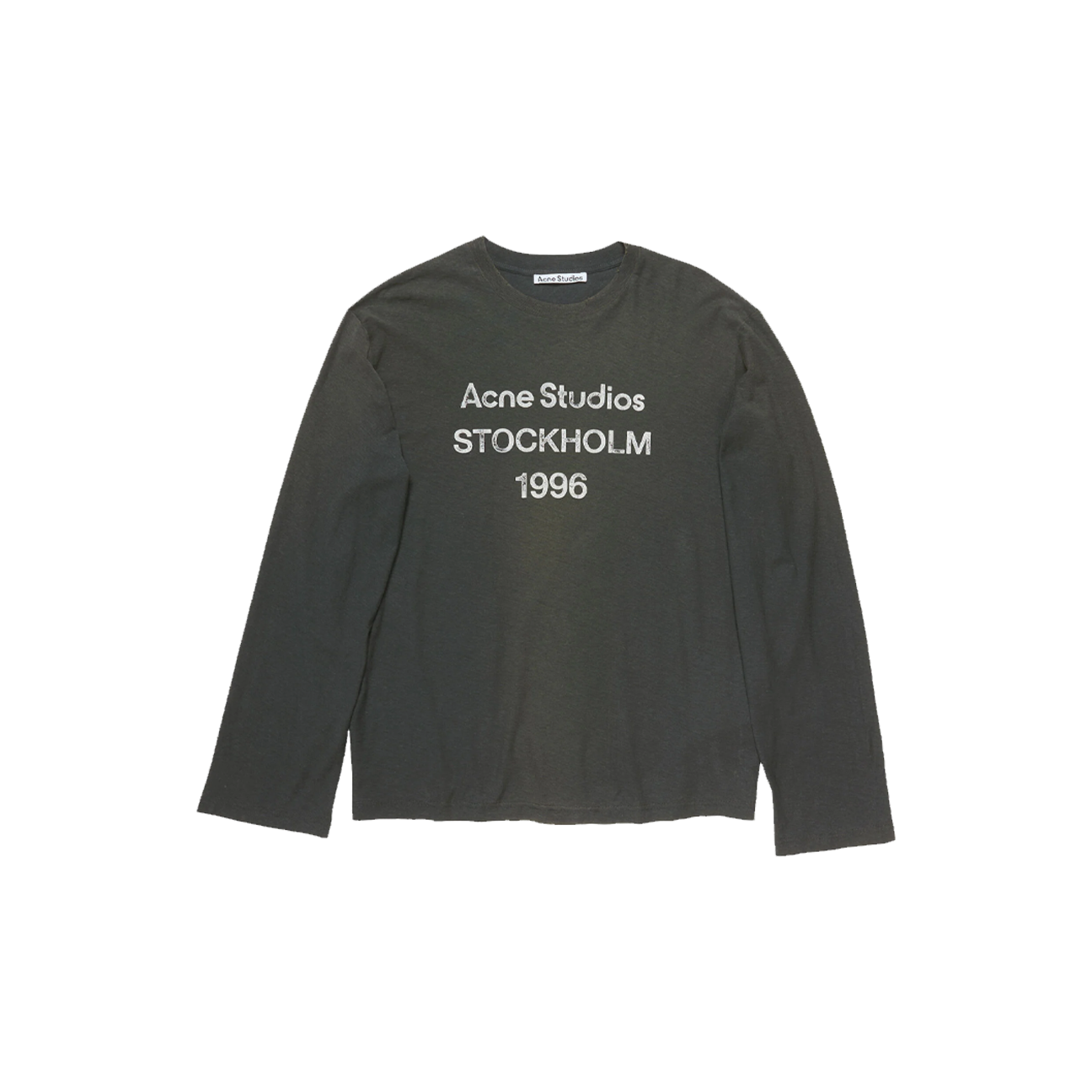 Acne Studios 1996 Logo T-Shirt Longsleeve 'Faded Black'