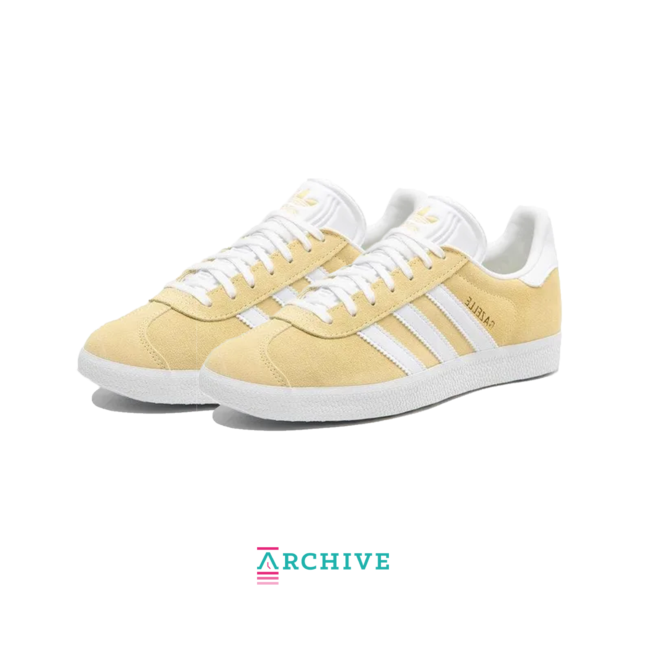 Adidas Gazelle Almost Yellow Cloud White - Size 41 1/3 (ARCHIVE)