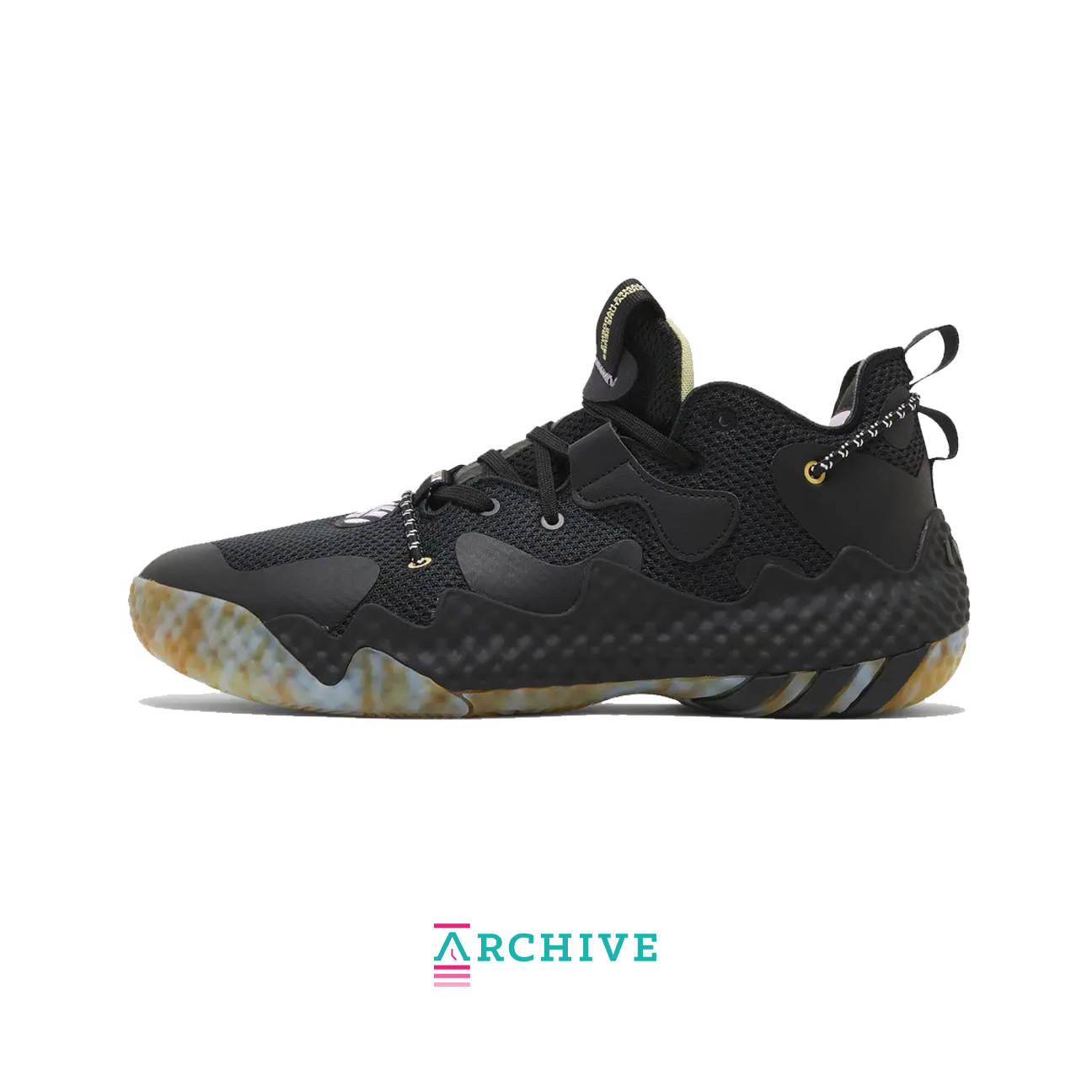 adidas Harden Vol. 6 'Black Marbled' - Size 46 (ARCHIVE)