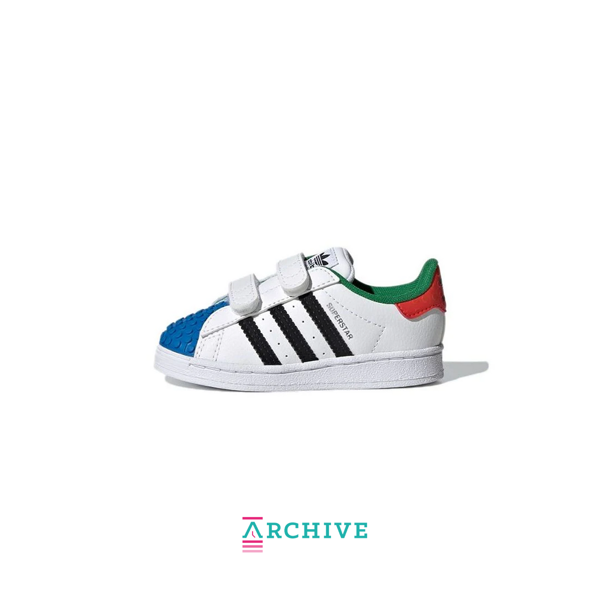 Adidas Superstar LEGO White (TD) - Size 19 (ARCHIVE) The Attic Adidas Superstar LEGO White (TD) - Size 19 (ARCHIVE) The Attic
