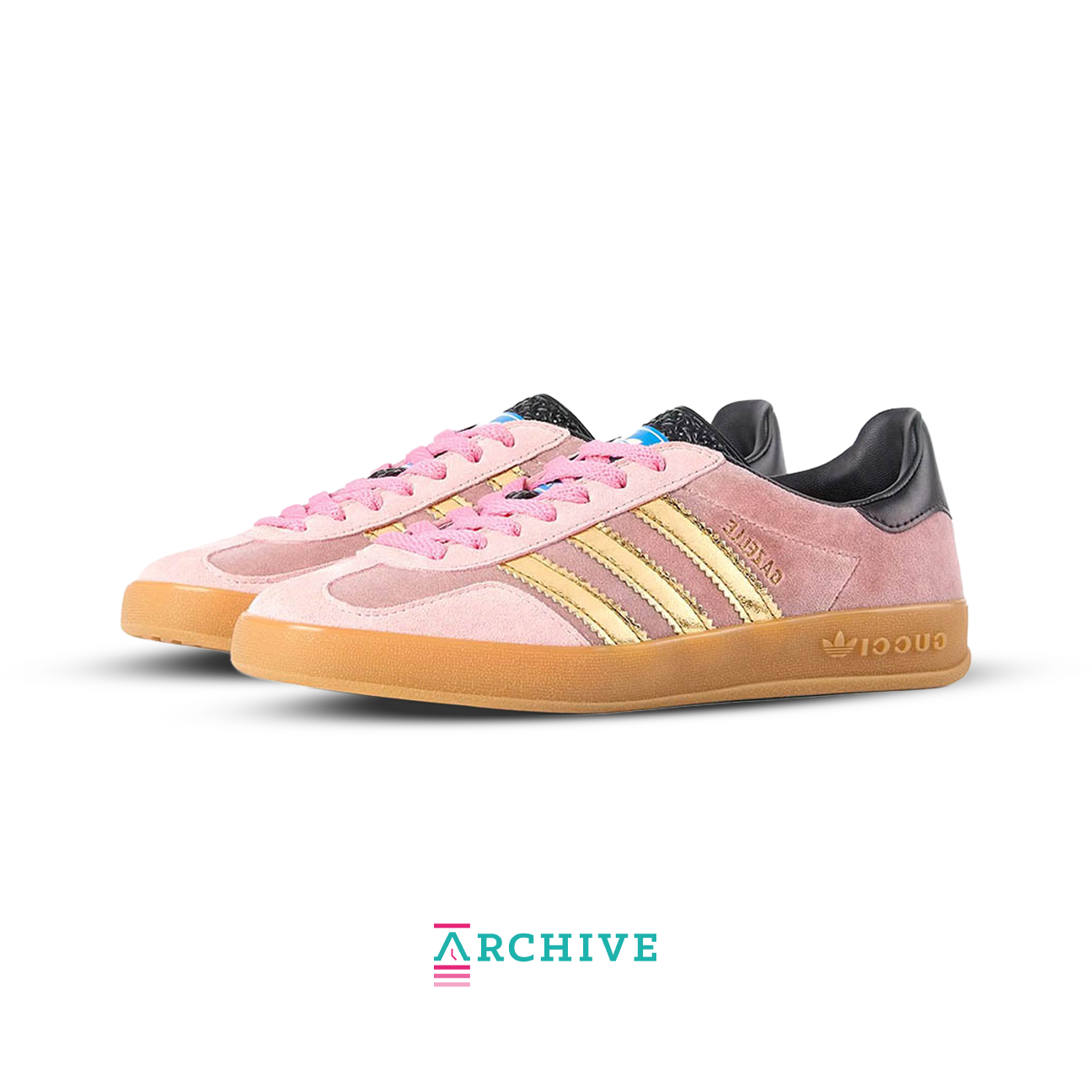 adidas x Gucci Gazelle Pink Velvet (W) - Size 38 (ARCHIVE)