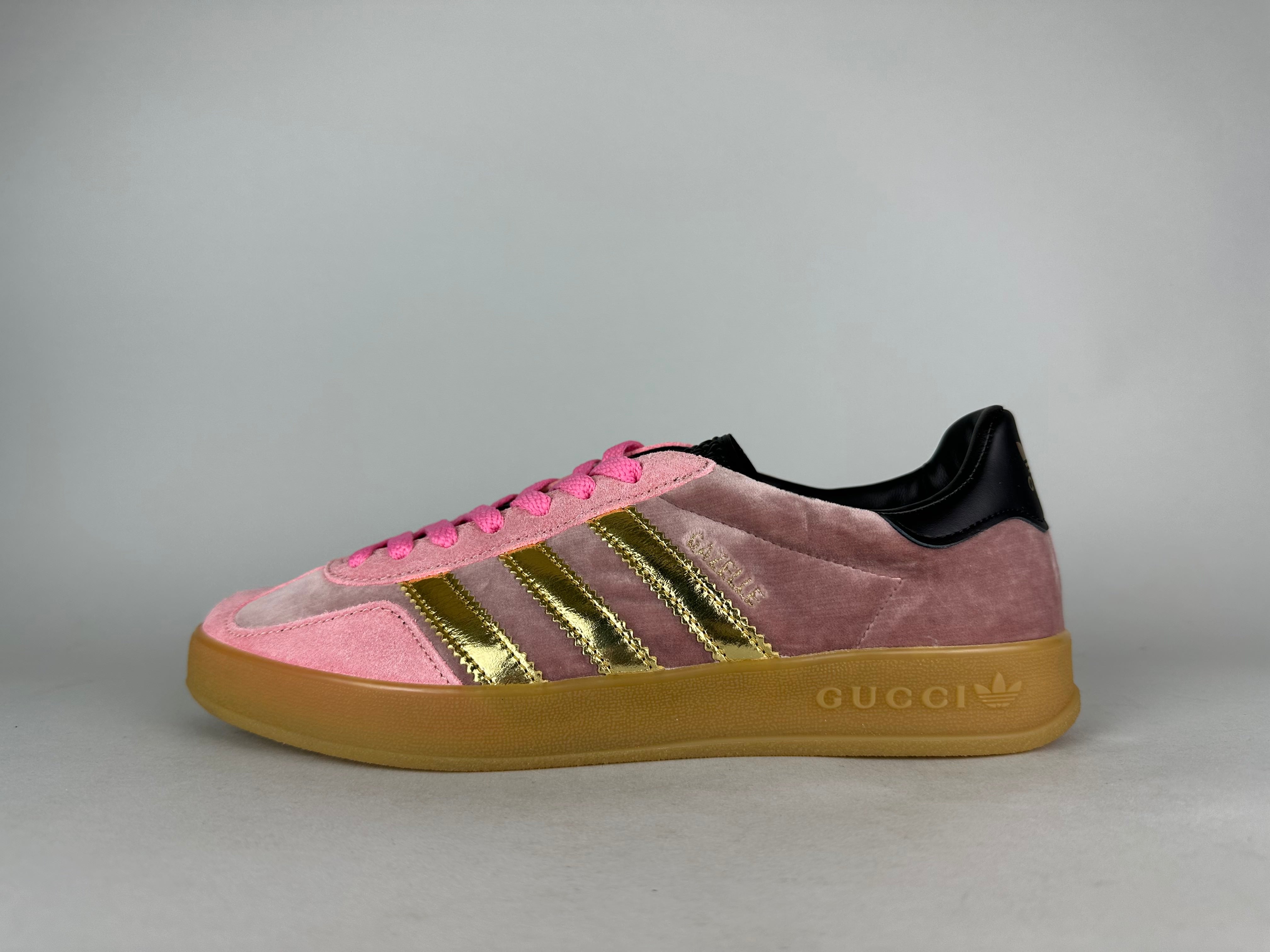 adidas x Gucci Gazelle Pink Velvet (W) - Size 38 (ARCHIVE)